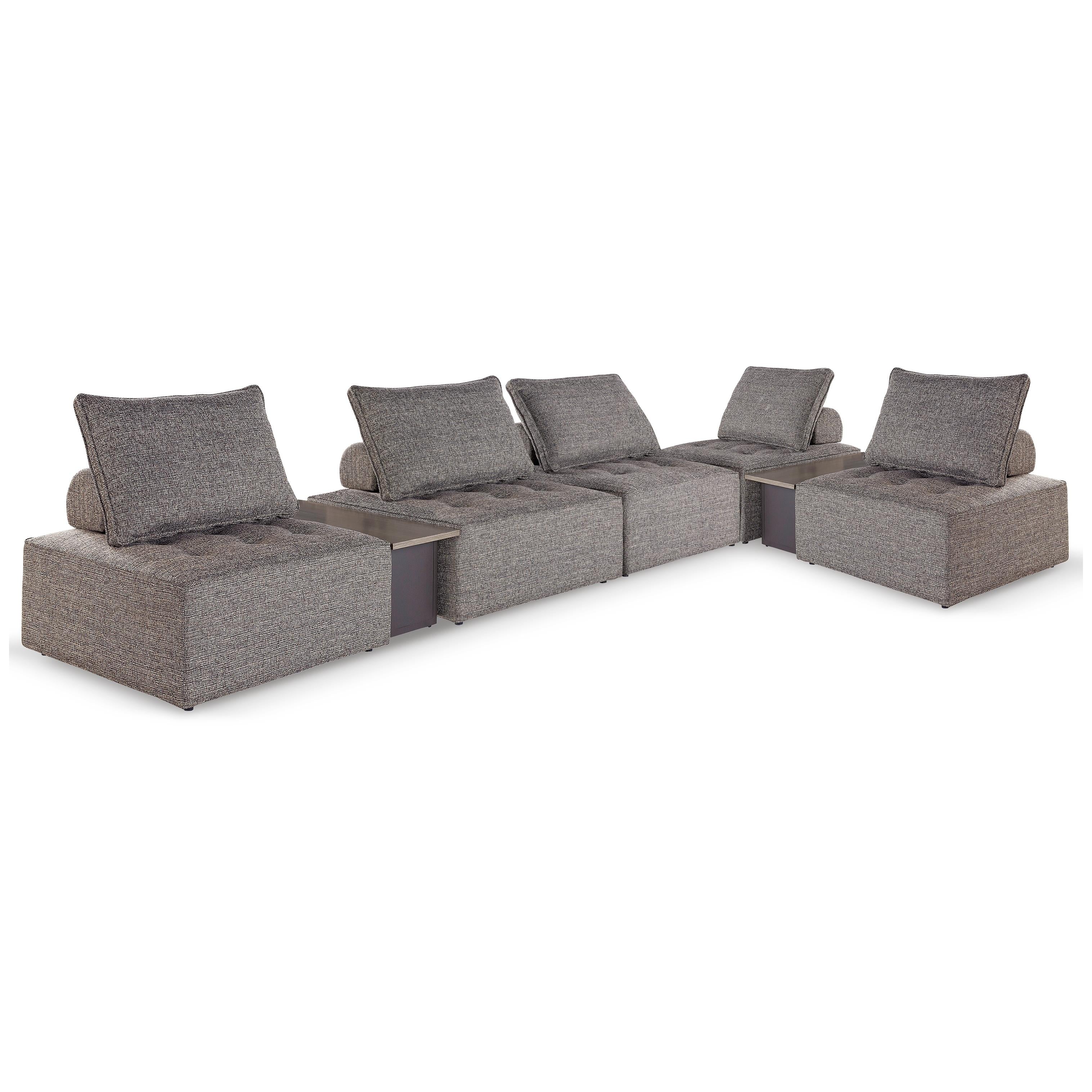 Signature Design by Ashley Bree Zee P160P13 7 pc Outdoor Modular Seating IMAGE 1