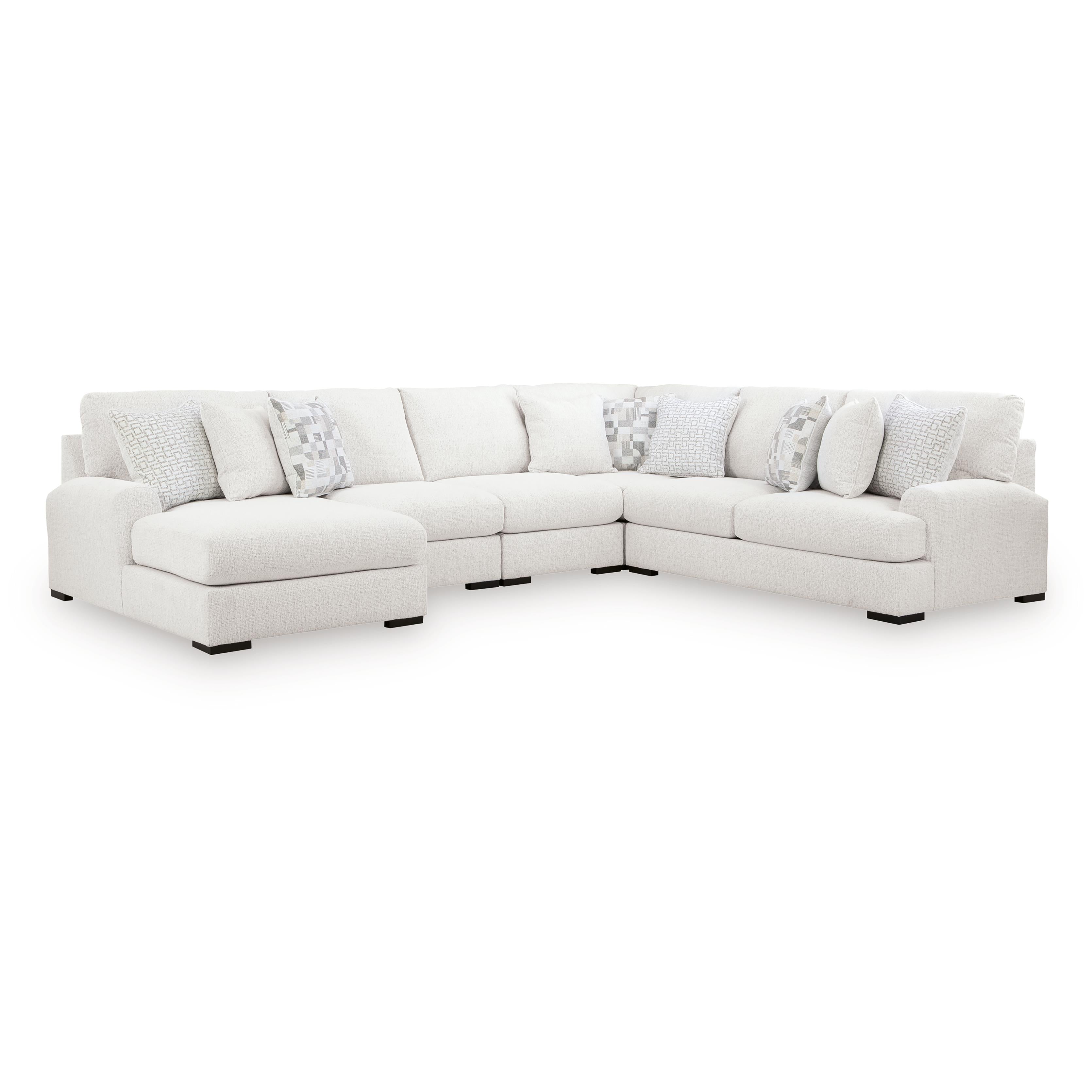 Signature Design by Ashley Misty-Lakes PC66906S12 5 pc Sectional with Chaise IMAGE 1