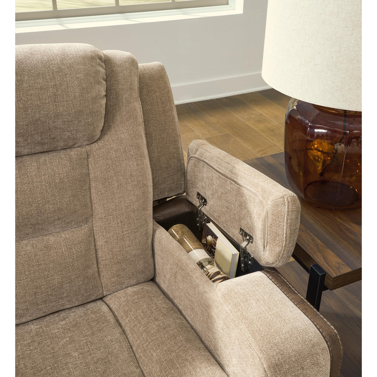 Signature Design by Ashley Mixed Motion PC8350413 Power Recliner with Adjustable Headrest IMAGE 8