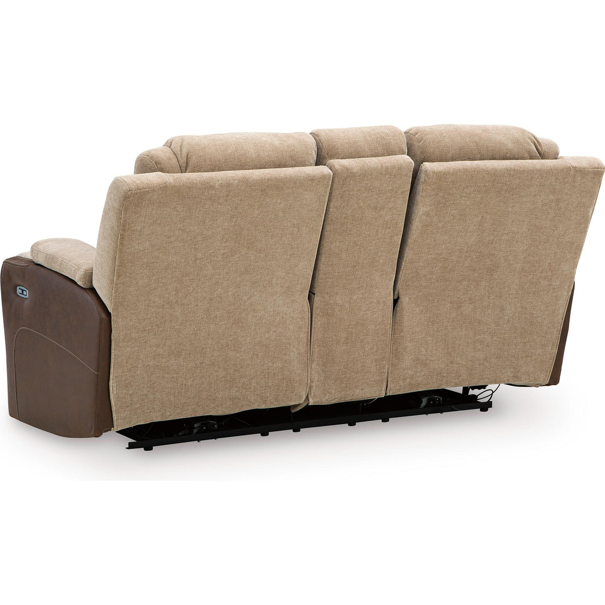 Signature Design by Ashley Mixed Motion PC8350418 Power Reclining Loveseat with Console & Adjutasble Headrest IMAGE 4