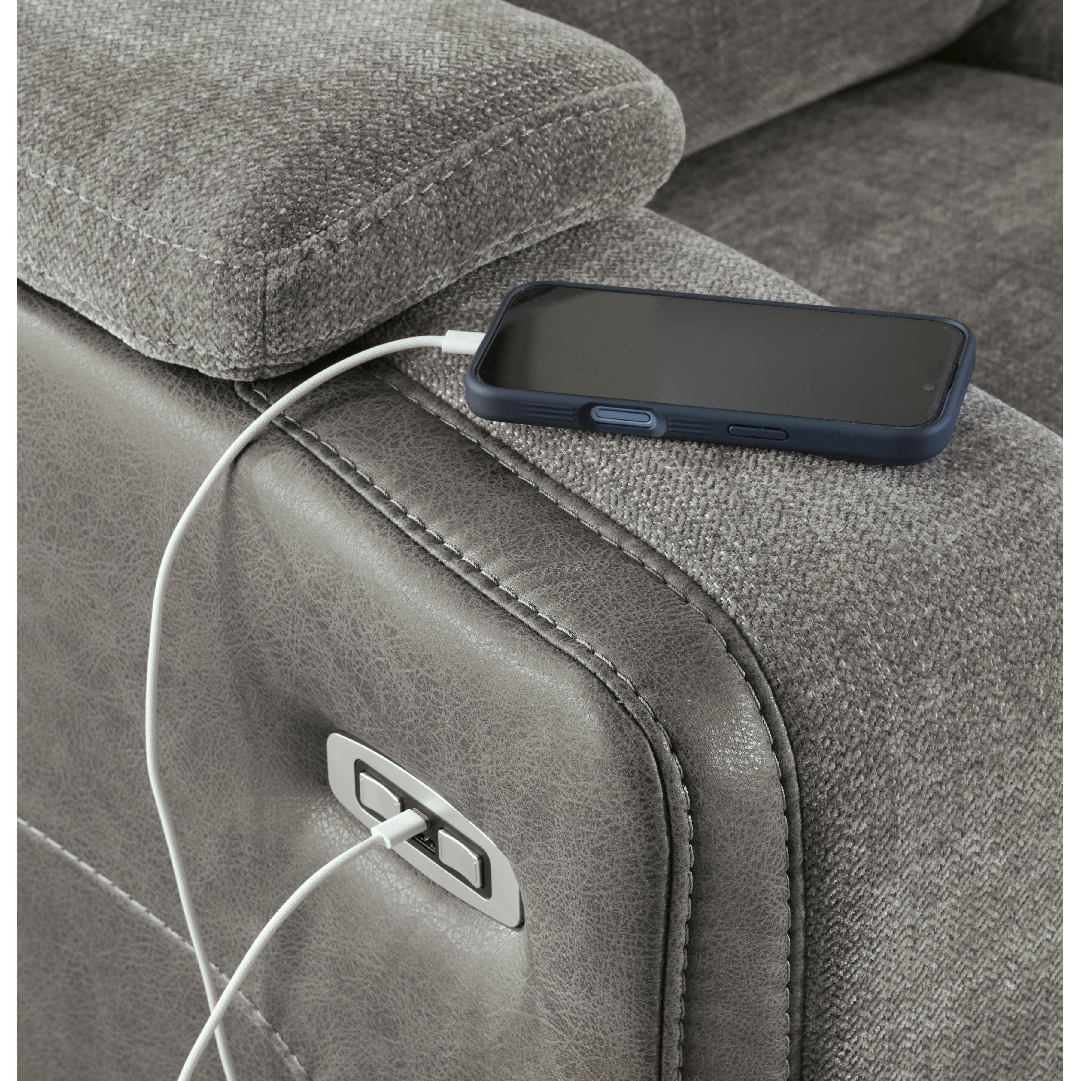 Signature Design by Ashley Mixed Motion PC8350515 Power Reclining Sofa with Adjustable Headrest IMAGE 9
