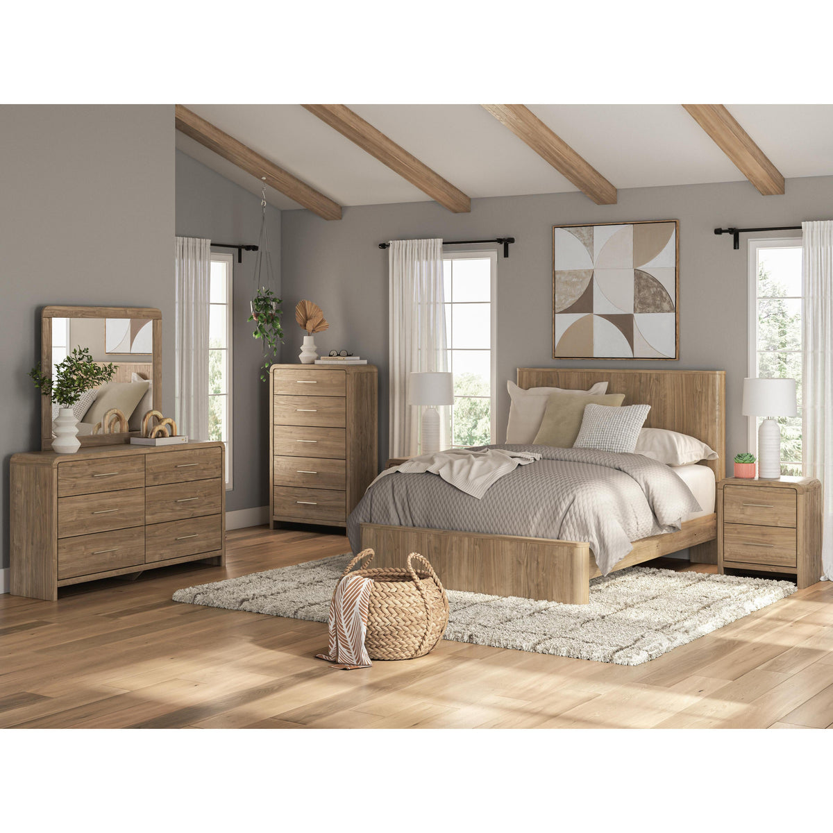 Signature Design by Ashley Dovander PCB1121B10 Queen Panel Platform Bed IMAGE 10