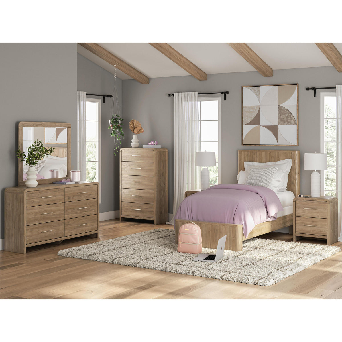 Signature Design by Ashley Dovander PCB1121B2 Twin Panel Bed IMAGE 10