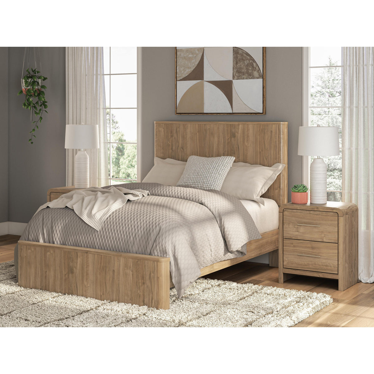 Signature Design by Ashley Dovander PCB1121B9 Full Panel Platform Bed IMAGE 2