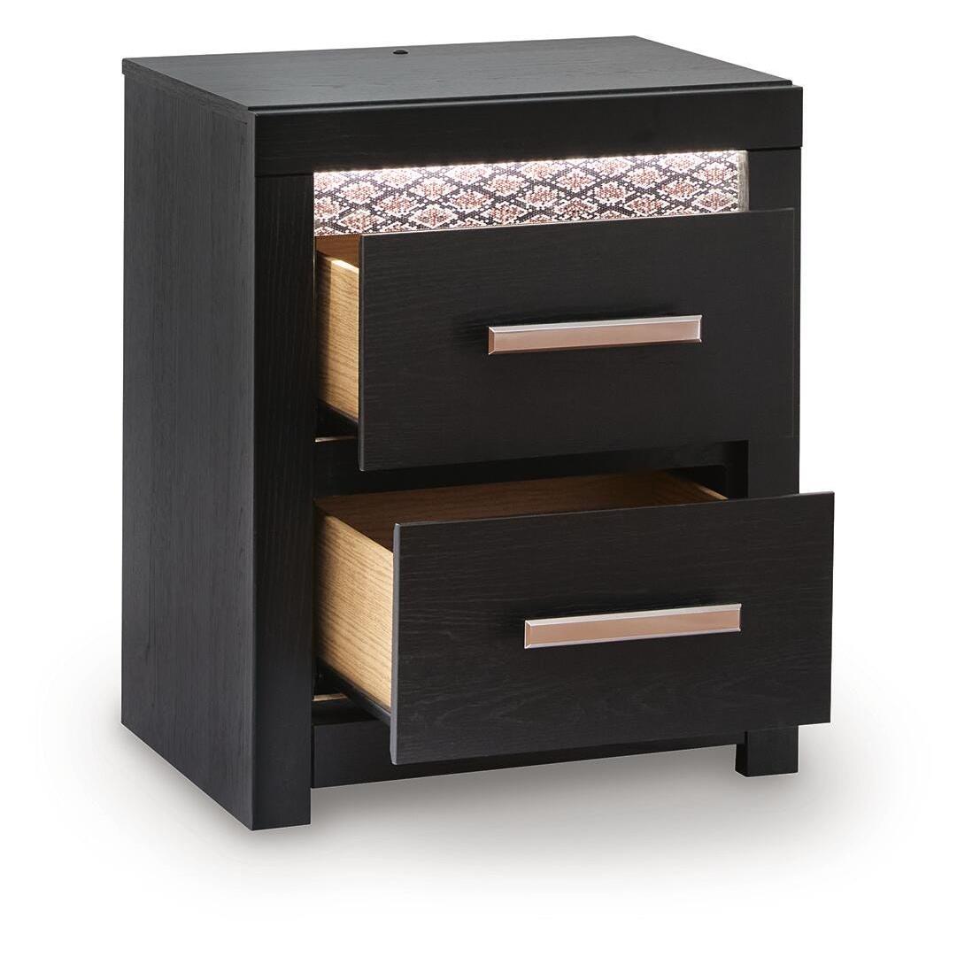 Signature Design by Ashley Brizmore PCB2611-92 Two Drawer Night Stand IMAGE 4