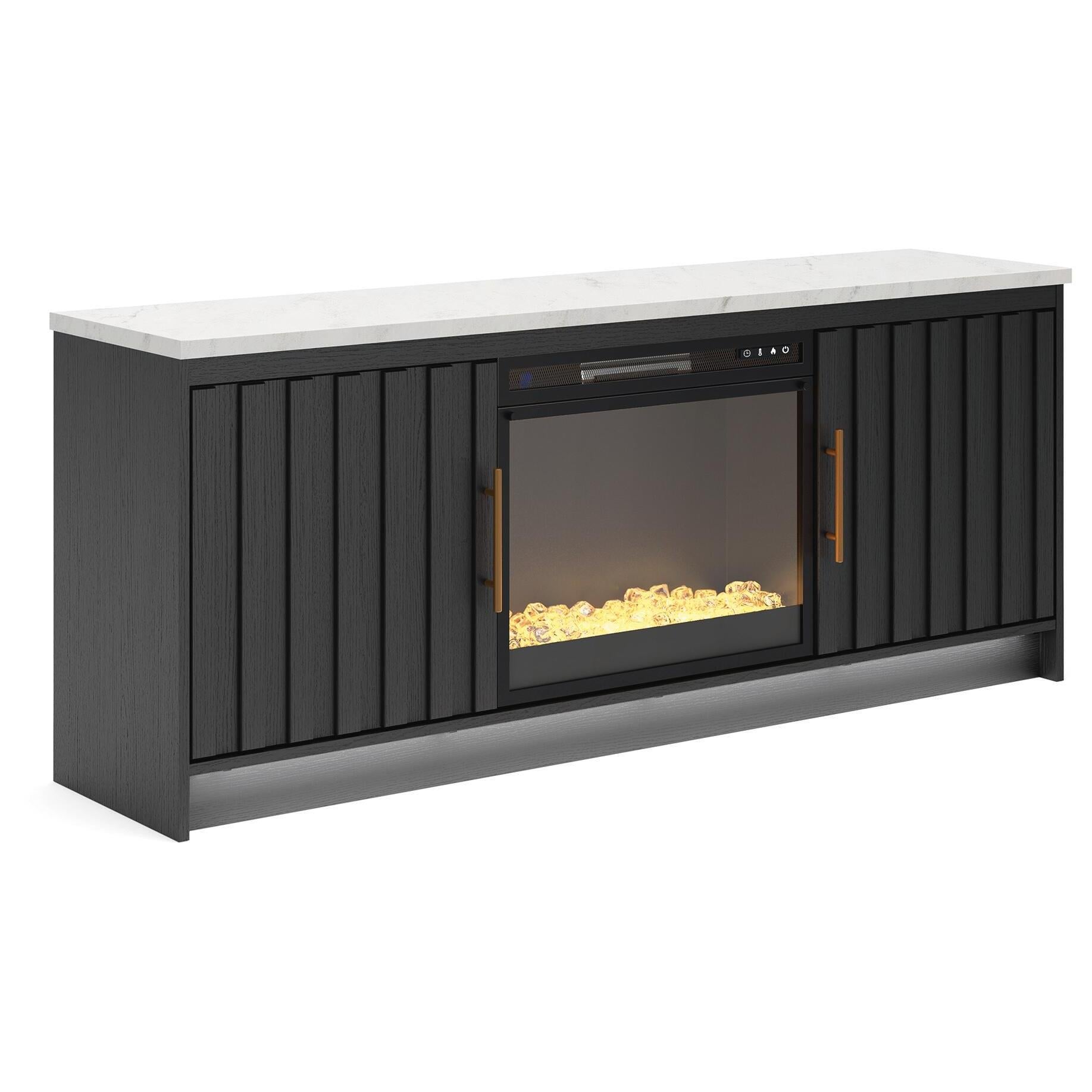 Signature Design by Ashley Cadmori W2616W1 63" TV Stand with Electric Fireplace IMAGE 2