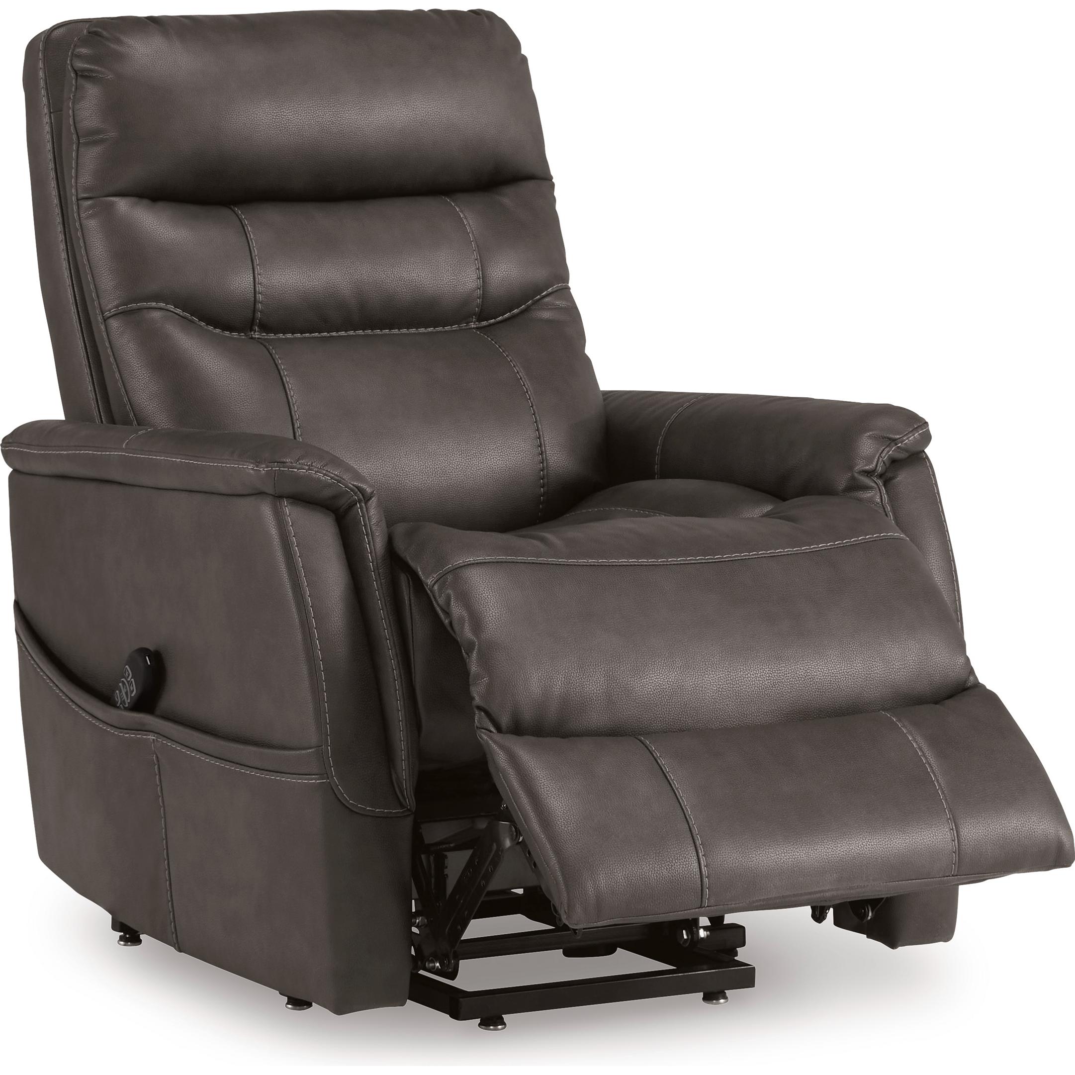 Signature Design by Ashley Strawbill 6390912 Power Lift Recliner IMAGE 2