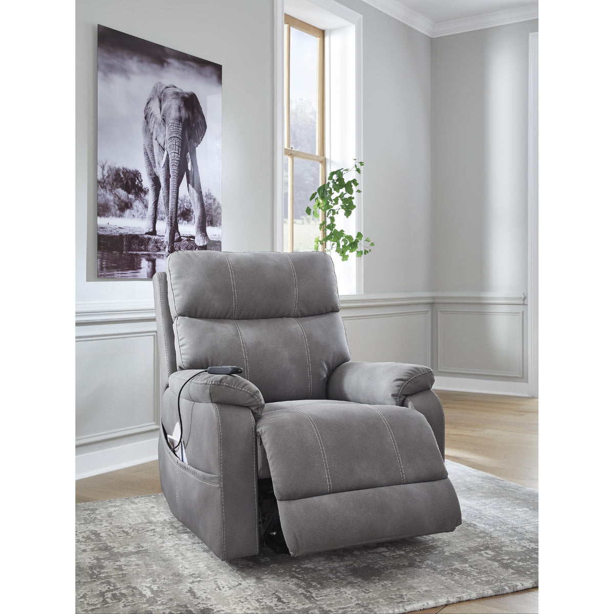 Signature Design by Ashley Next-Gen Durapella 4070812 Power Lift Recliner IMAGE 8
