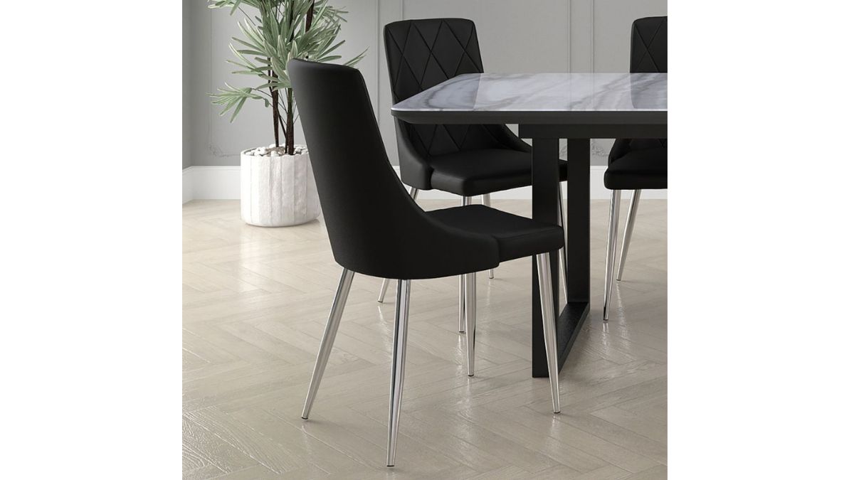 WORLDWIDE HOME FURNISHINGS DEVO DINING CHAIR (SET OF 2)