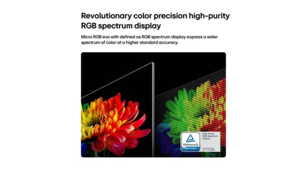 100" LG Micro RGB evo AI MRGB95 4K Smart TV (100MRGB95BU)-2026