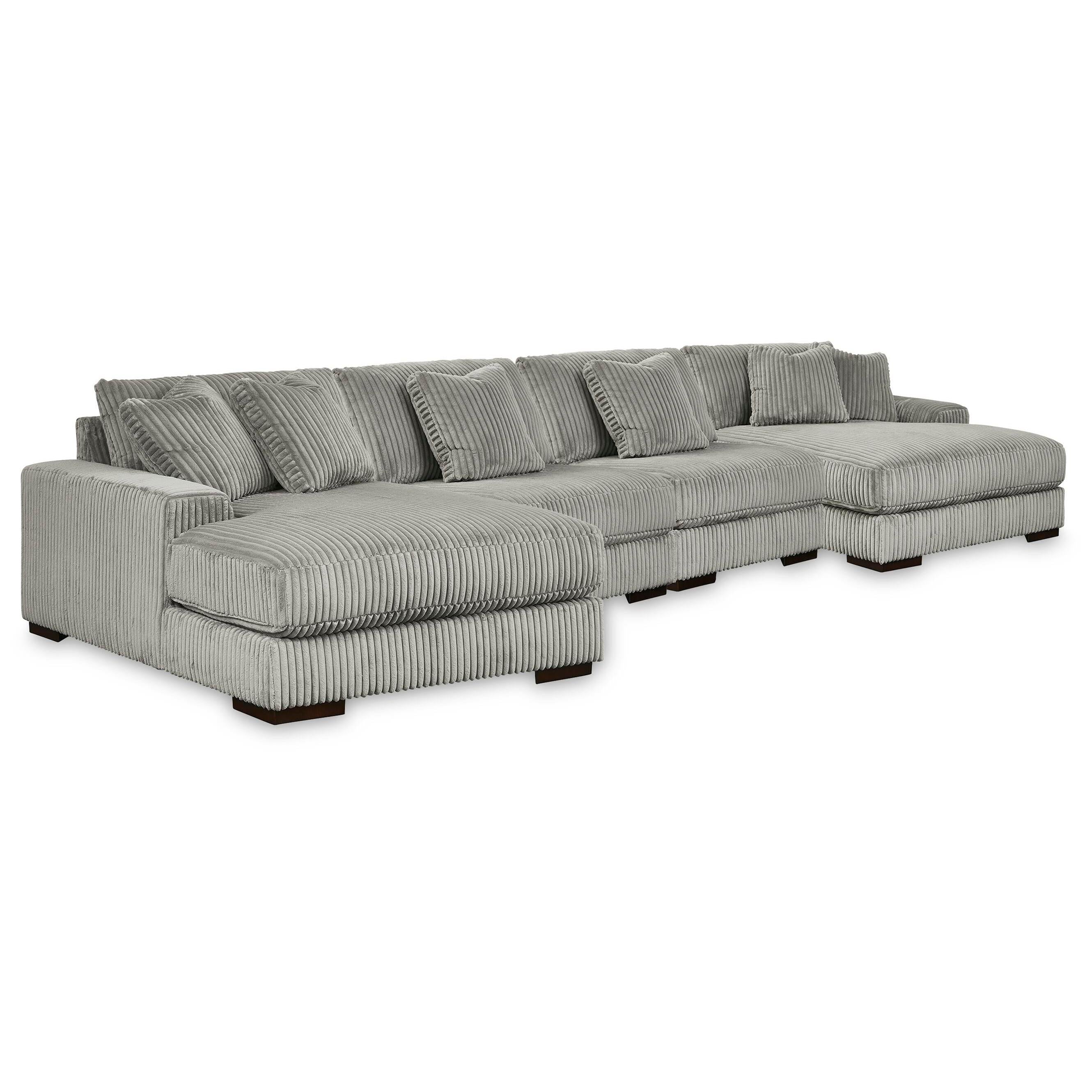 Signature Design by Ashley Lindyn 21105S20 4 pc Sectional with Double Chaise IMAGE 1
