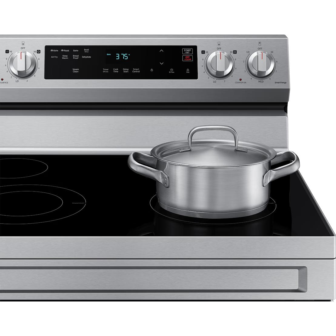Samsung 6.3 cu. ft. Electric Freestanding Range Fan Convection Oven with Air Fry NE63F6510SR/AC IMAGE 11