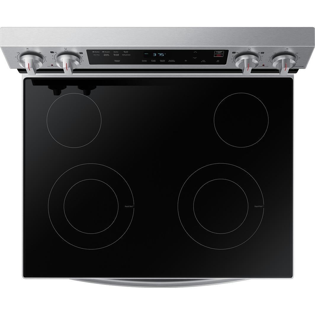 Samsung 6.3 cu. ft. Electric Freestanding Range Fan Convection Oven with Air Fry NE63F6510SR/AC IMAGE 7