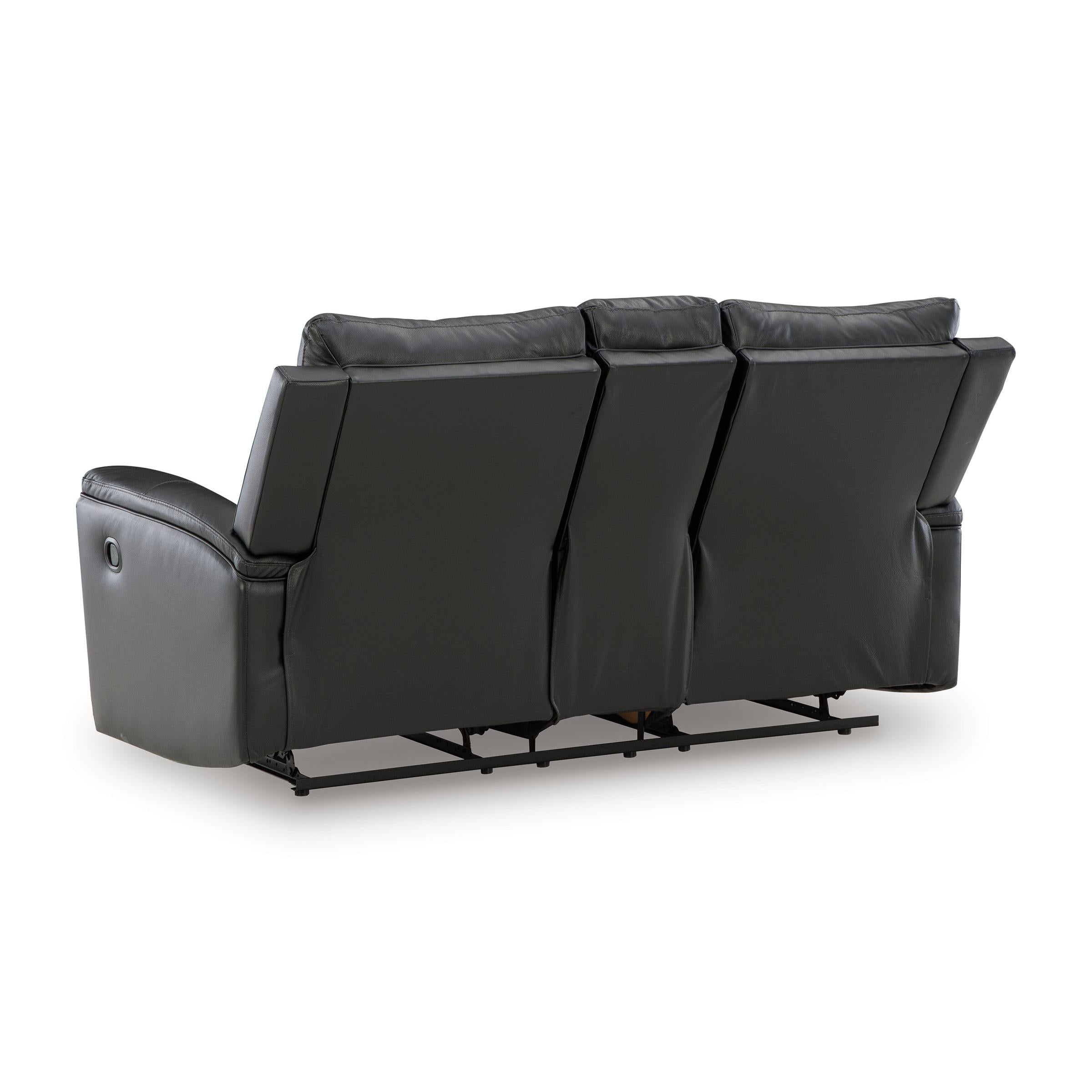 Signature Design by Ashley Glossmore Reclining Leather Match Loveseat with Console PCU1170094C IMAGE 3