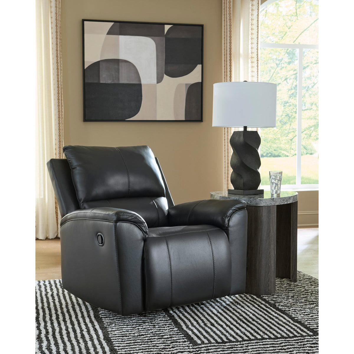 Signature Design by Ashley Glossmore Rocker Leather Match Recliner PCU1170025C IMAGE 5