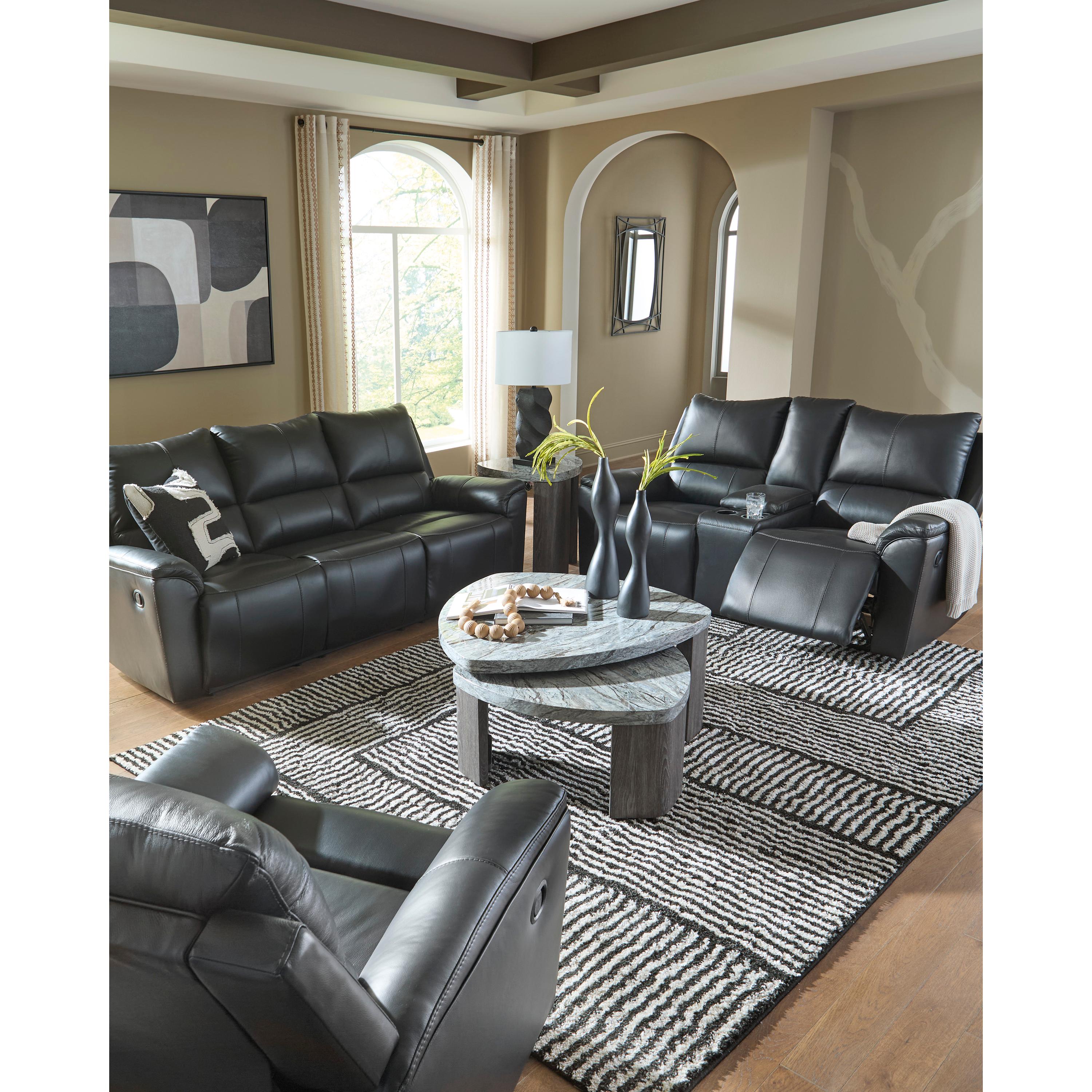 Signature Design by Ashley Glossmore Rocker Leather Match Recliner PCU1170025C IMAGE 8