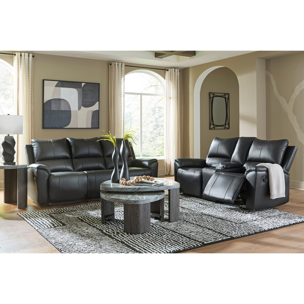 Signature Design by Ashley Glossmore Reclining Leather Match Sofa PCU1170088C IMAGE 10