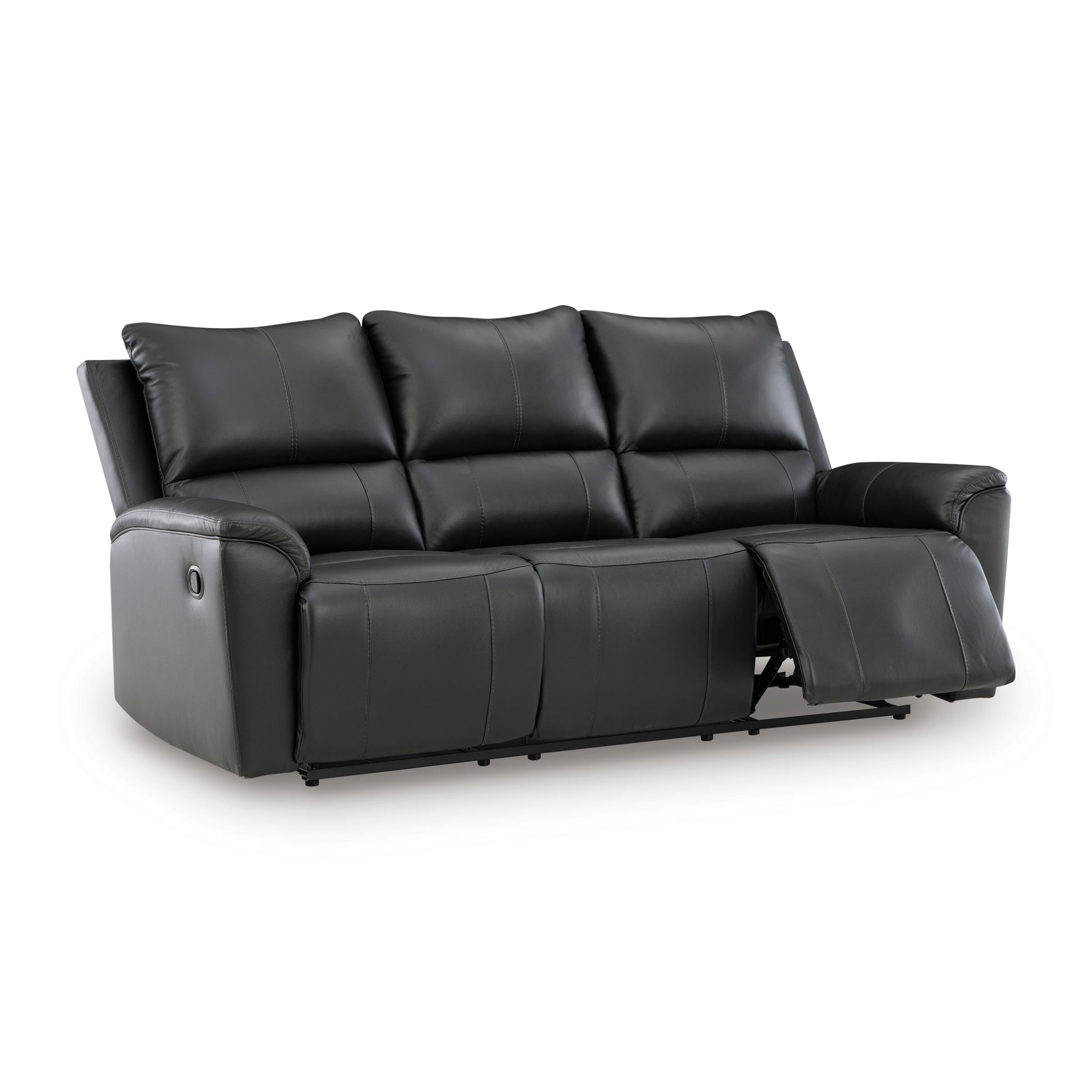 Signature Design by Ashley Glossmore Reclining Leather Match Sofa PCU1170088C IMAGE 2