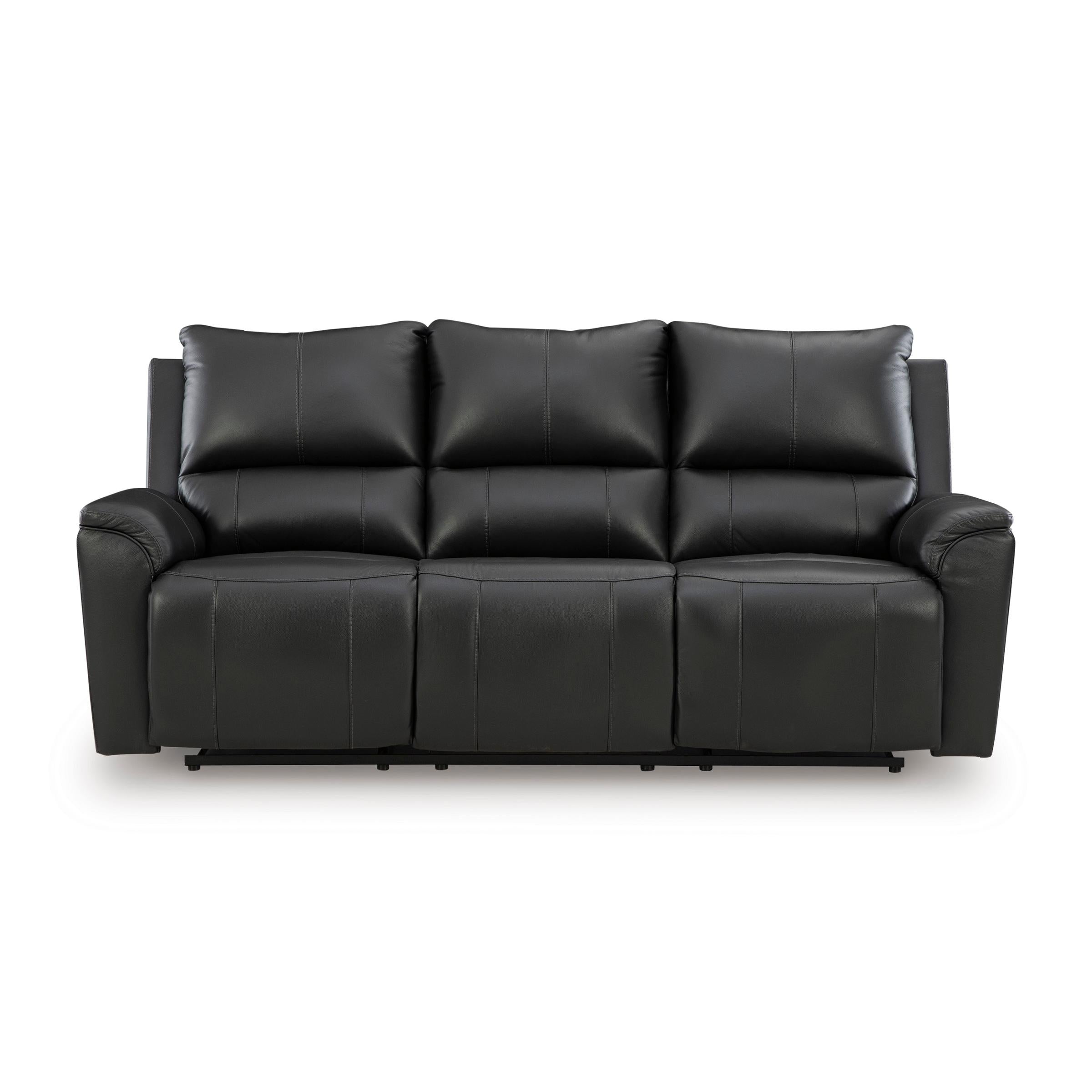 Signature Design by Ashley Glossmore Reclining Leather Match Sofa PCU1170088C IMAGE 3