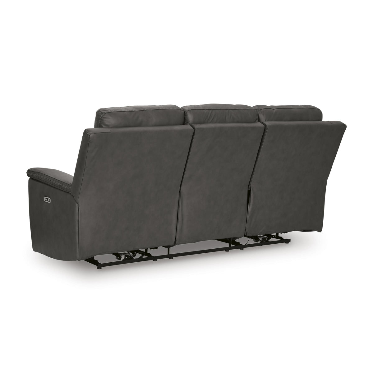 Signature Design by Ashley Bleckley Power Reclining Leather Match Sofa PCU1200015C IMAGE 4