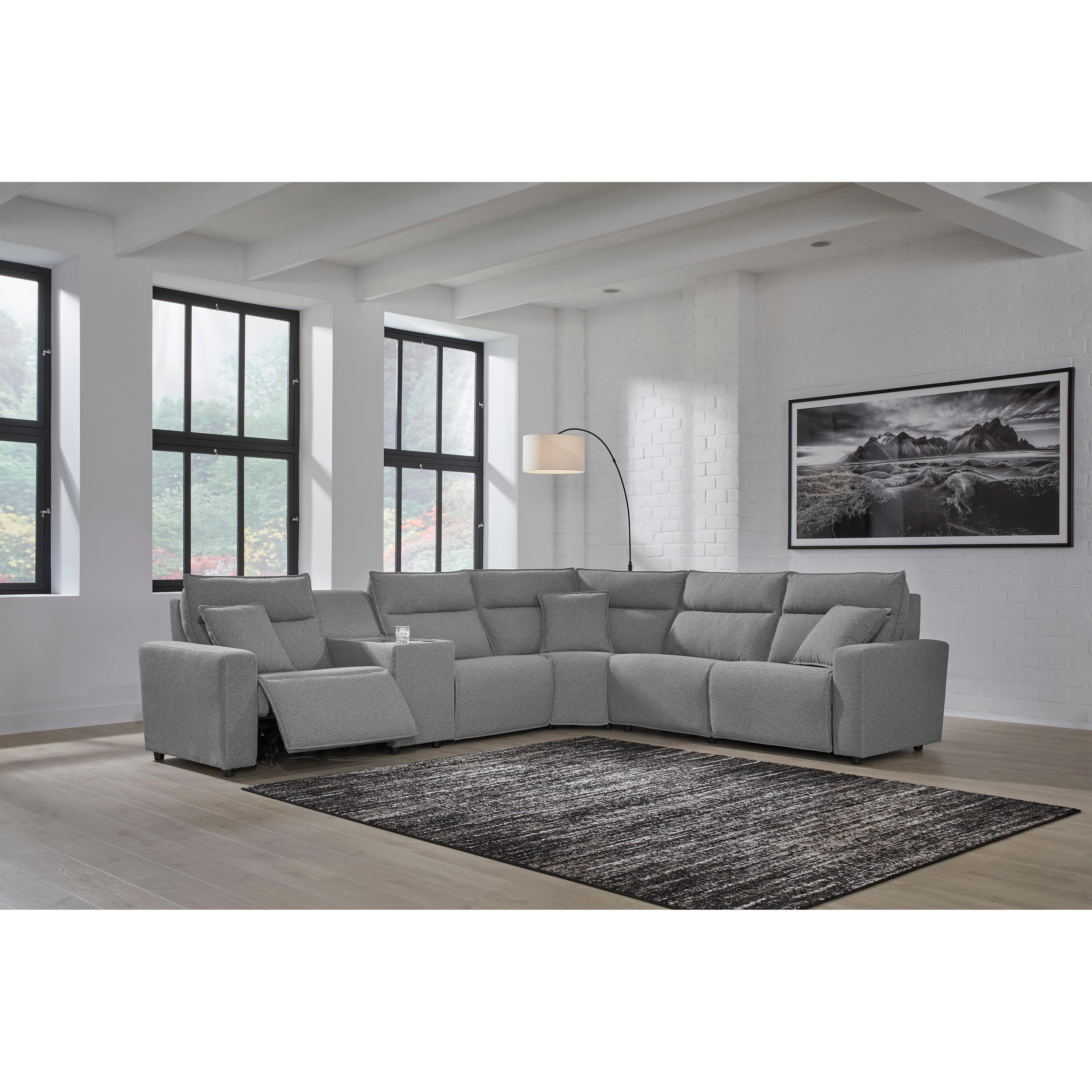 Signature Design by Ashley ModMax II Power Reclining Fabric 6 pc Sectional 6590658C/6590657C/6590646C/6590677C/6590646C/6590662C IMAGE 2
