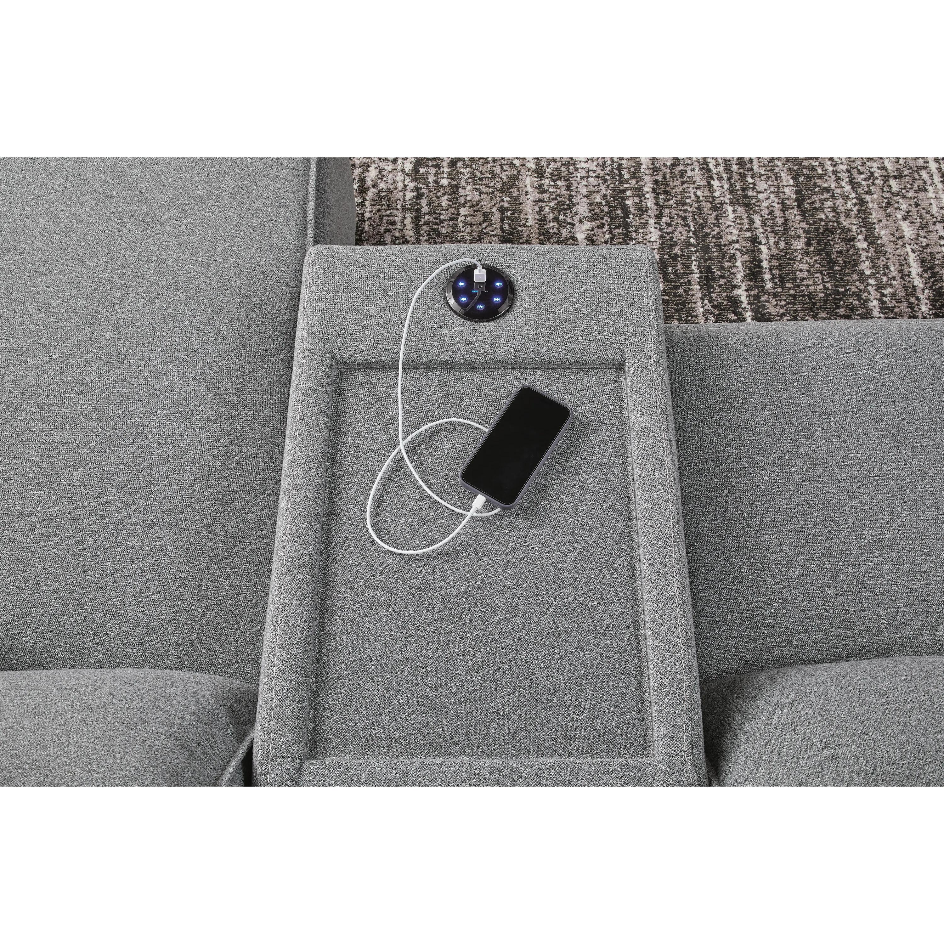 Signature Design by Ashley ModMax II Power Reclining Fabric 5 pc Sectional 6590658C/6590660C/6590646C/6590660C/6590662C IMAGE 3