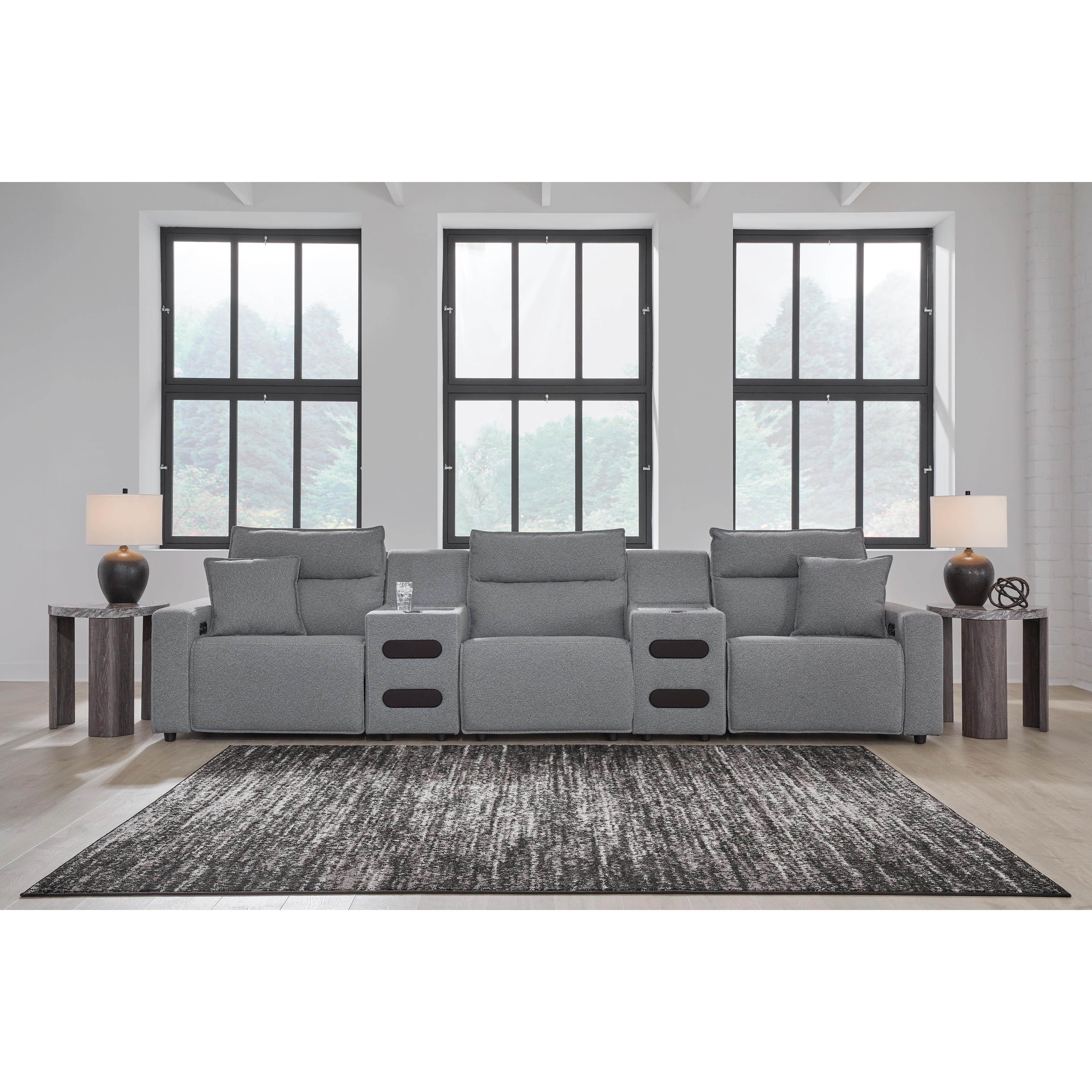 Signature Design by Ashley ModMax II Power Reclining Fabric 5 pc Sectional 6590658C/6590660C/6590646C/6590660C/6590662C IMAGE 6