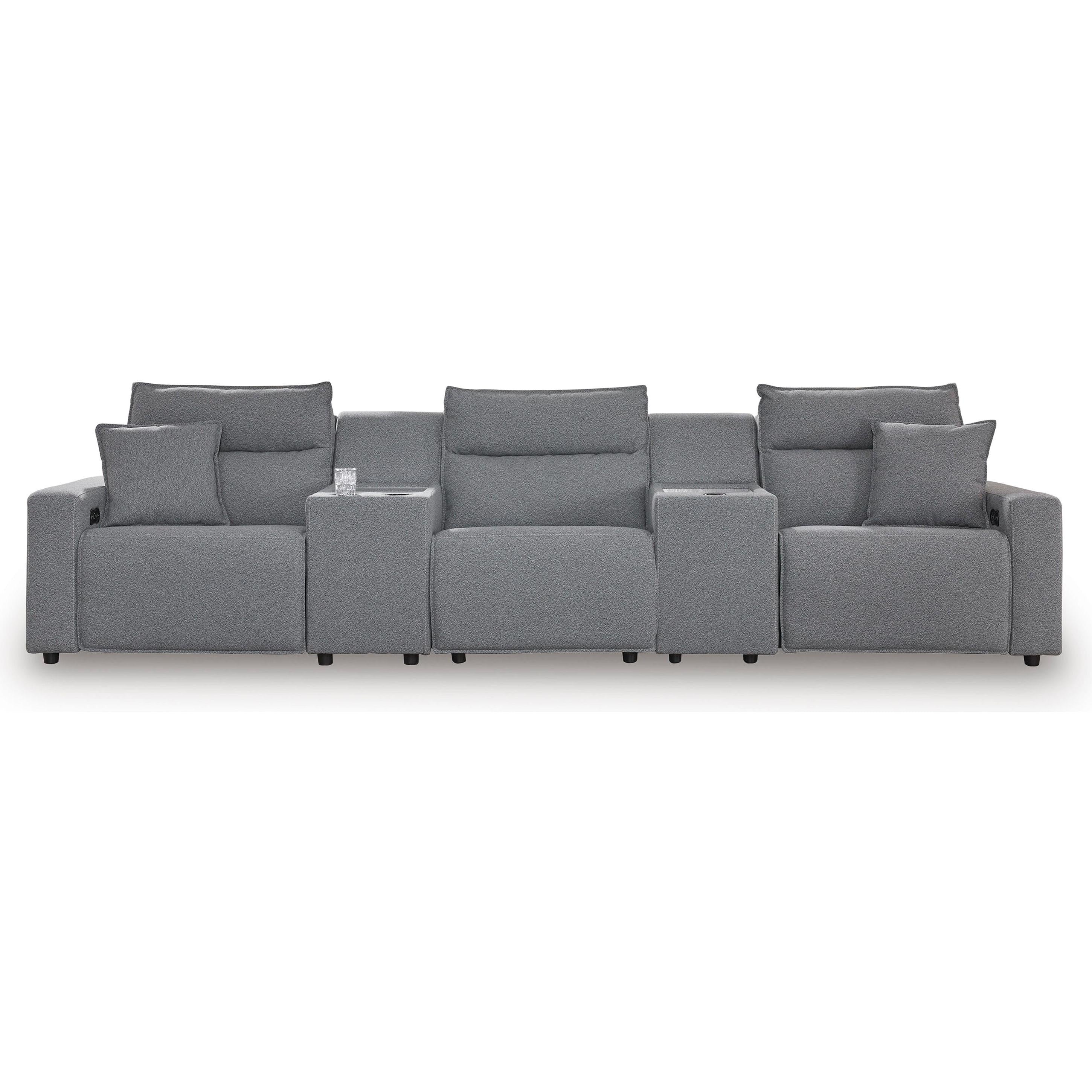 Signature Design by Ashley ModMax II Power Reclining Fabric 5 pc Sectional 6590658C/6590657C/6590646C/6590657C/6590662C IMAGE 1