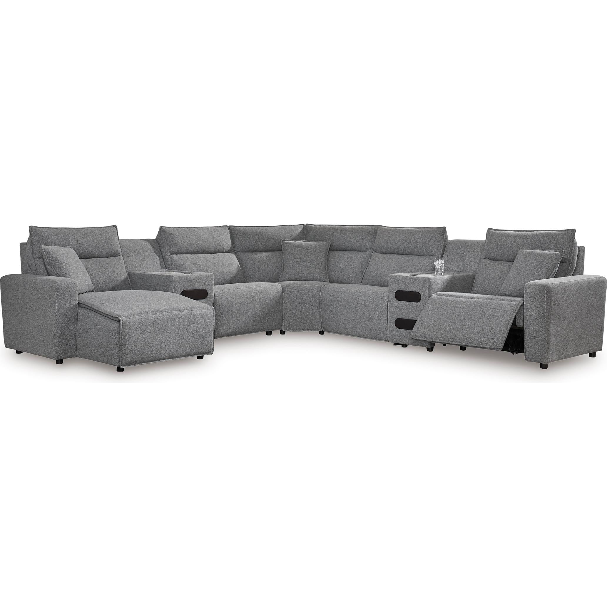 Signature Design by Ashley ModMax II Power Reclining Fabric 7 pc Sectional 6590679C/6590660C/6590646C/6590677C/6590631C/6590660C/6590662C IMAGE 1