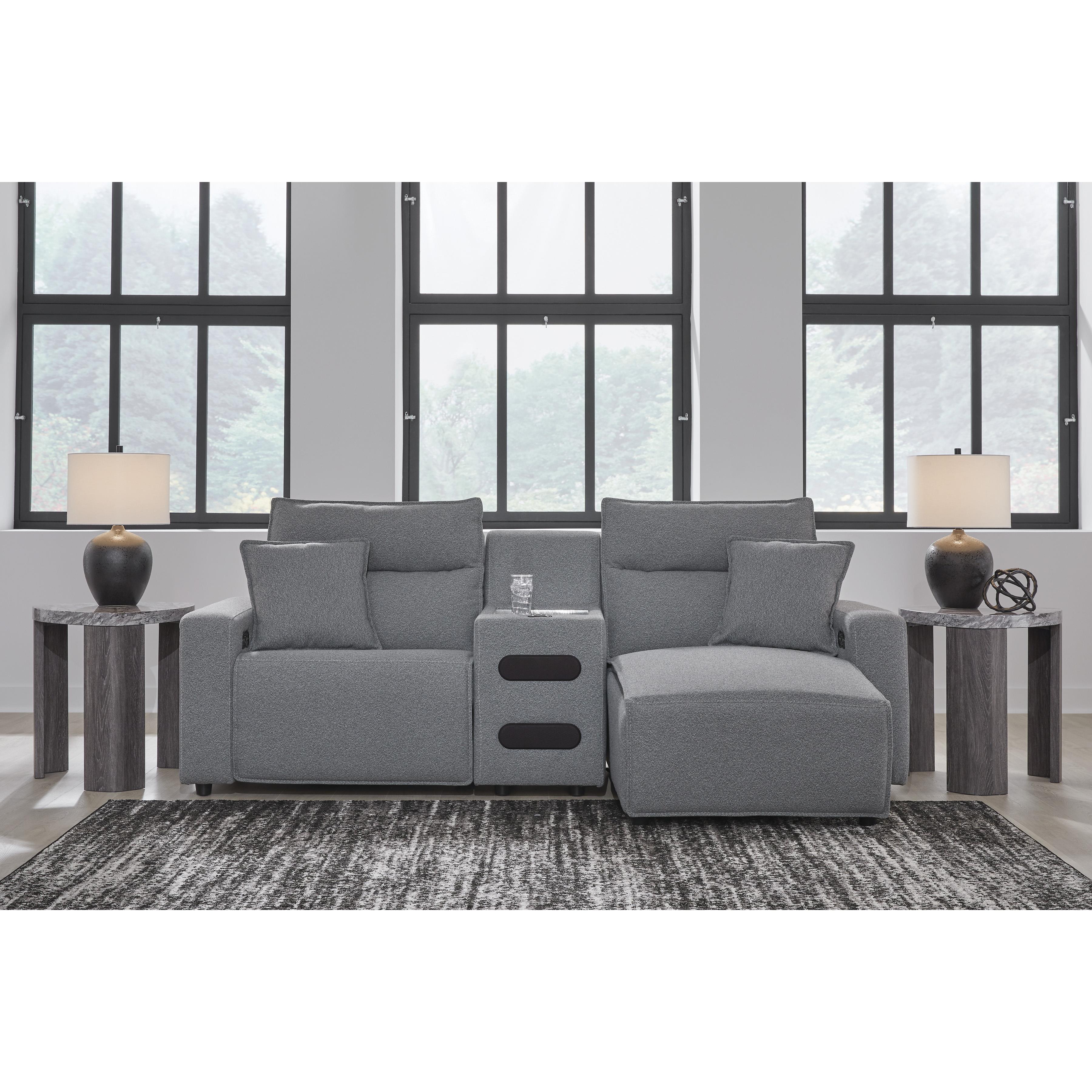 Signature Design by Ashley ModMax II Power Reclining Fabric 3 pc Sectional 6590658C/6590660C/6590697C IMAGE 5