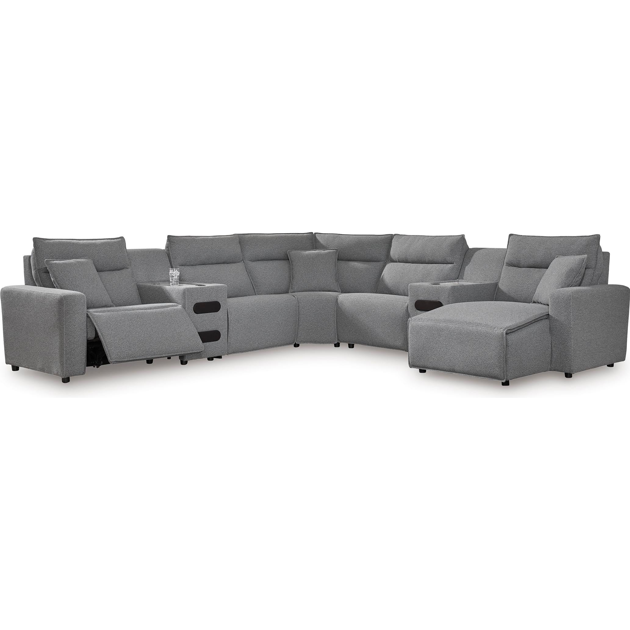 Signature Design by Ashley ModMax II Power Reclining Fabric 7 pc Sectional 6590658C/6590660C/6590631C/6590677C/6590646C/6590660C/6590697C IMAGE 1
