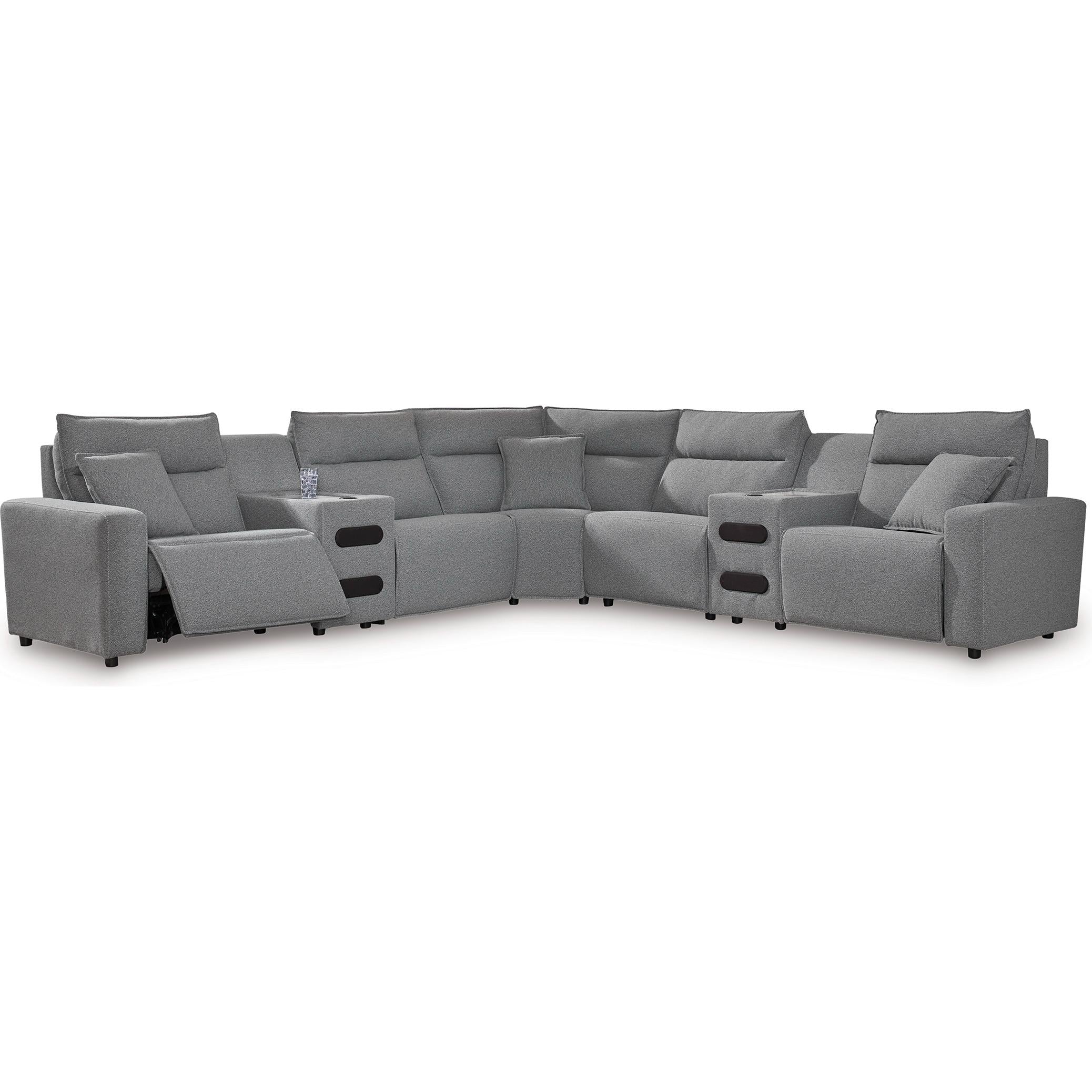 Signature Design by Ashley ModMax II Power Reclining Fabric 7 pc Sectional 6590658C/6590660C/6590631C/6590677C/6590646C/6590660C/6590662C IMAGE 1