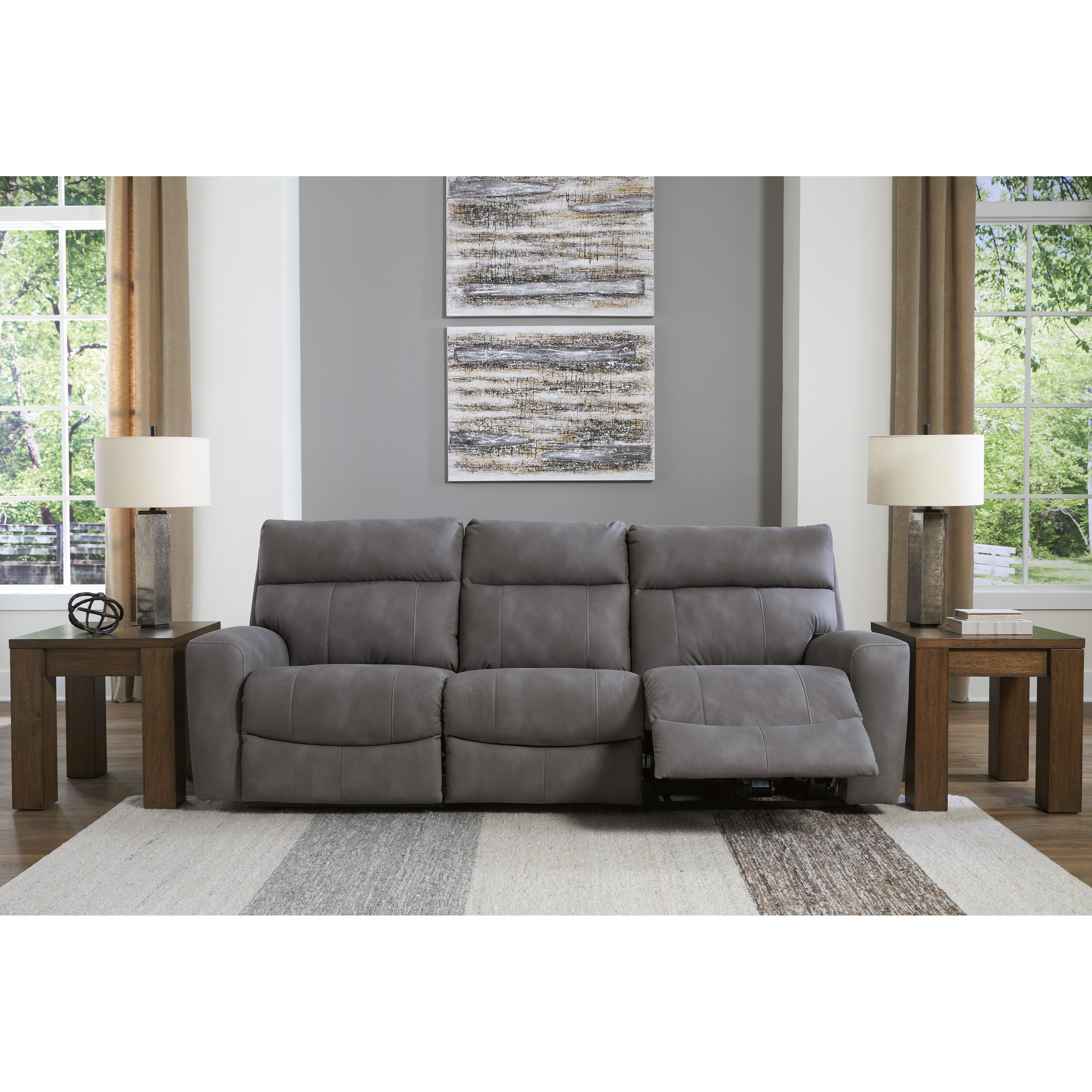 Signature Design by Ashley Next-Gen DuraPella Power Reclining Leather Look 3 pc Sectional 6100358C/6100346C/6100362C IMAGE 4