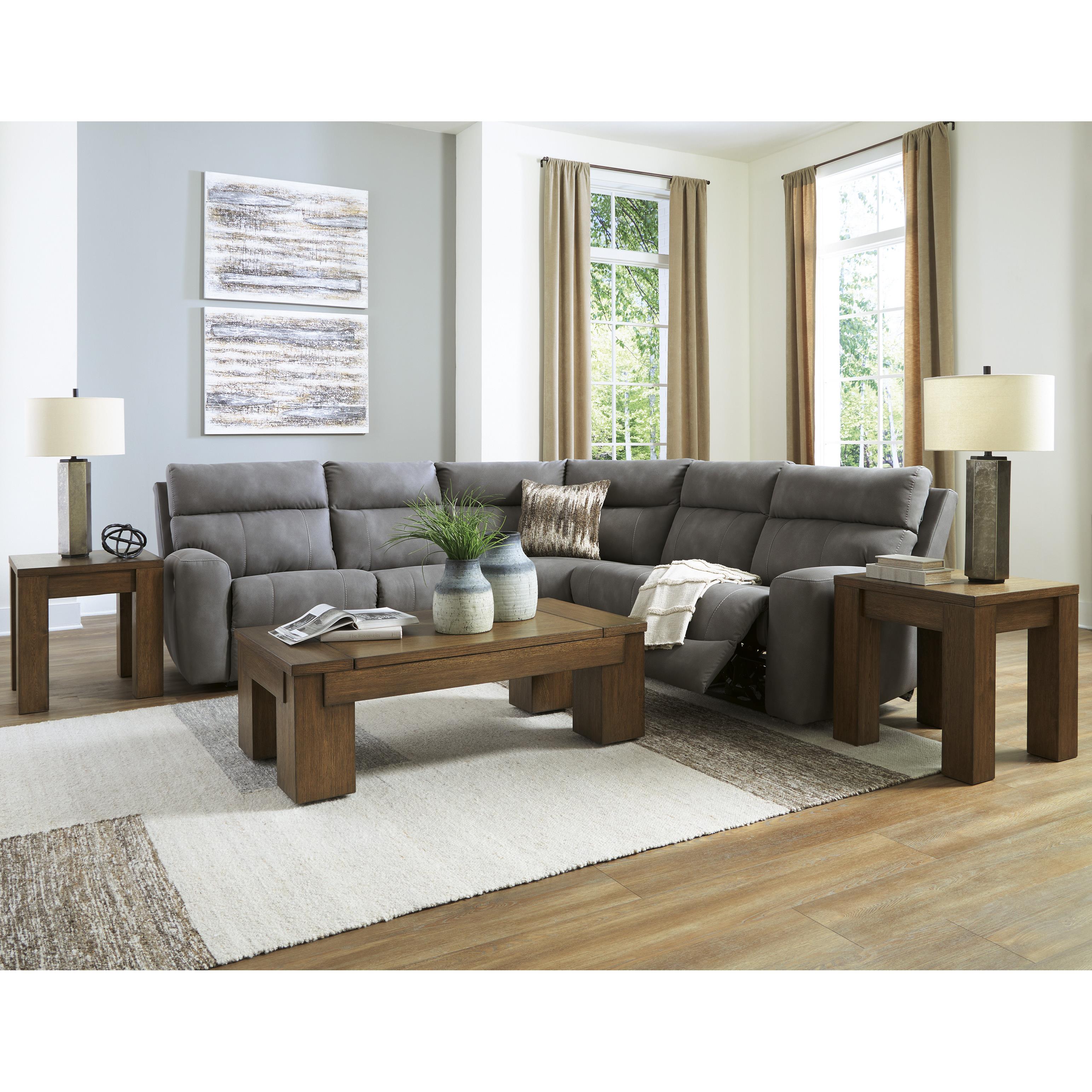 Signature Design by Ashley Next-Gen DuraPella Power Reclining Leather Look 5 pc Sectional 6100358C/6100346C/6100377C/6100346C/6100362C IMAGE 6