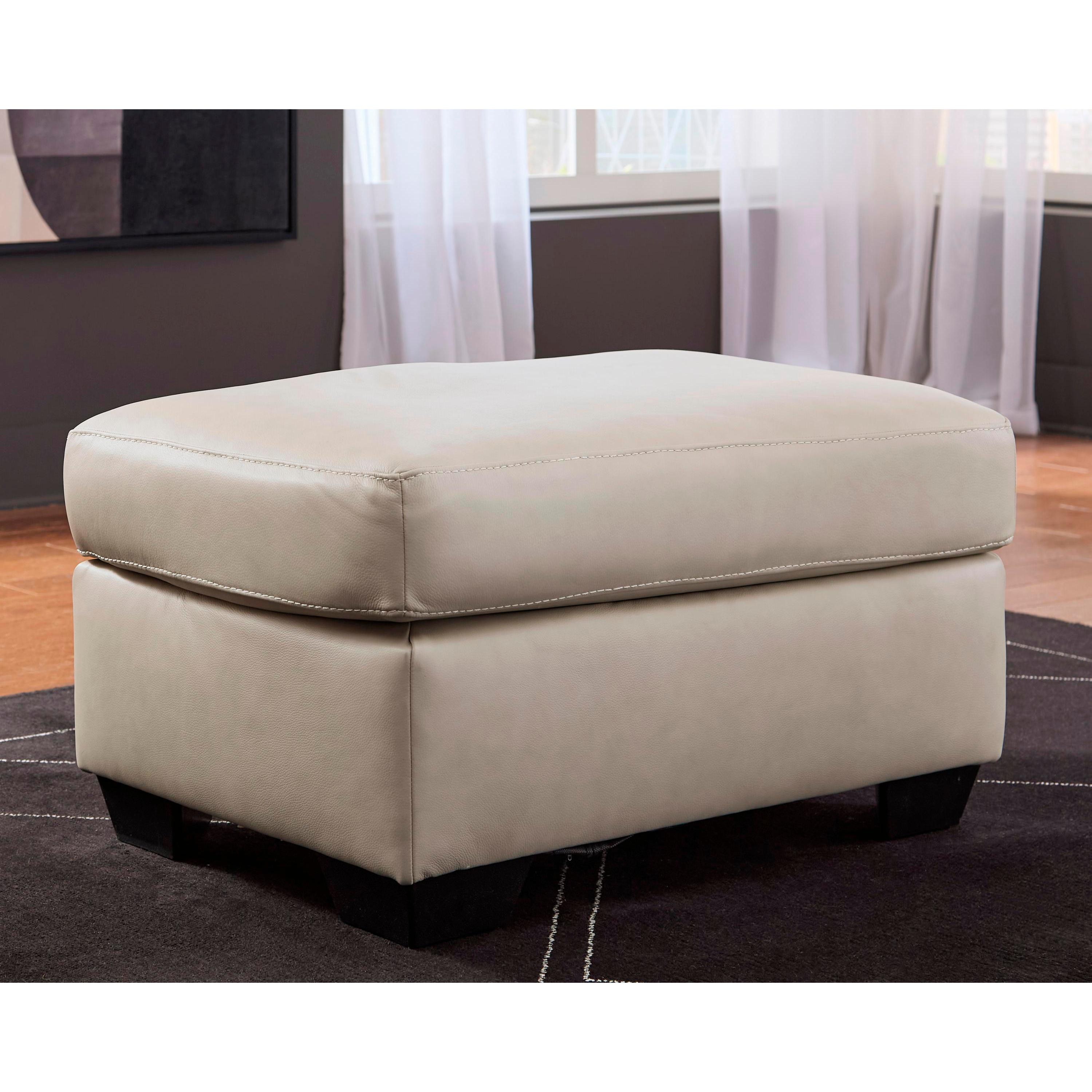 Signature Design by Ashley Santorine Leather Match Ottoman 2170814C IMAGE 4
