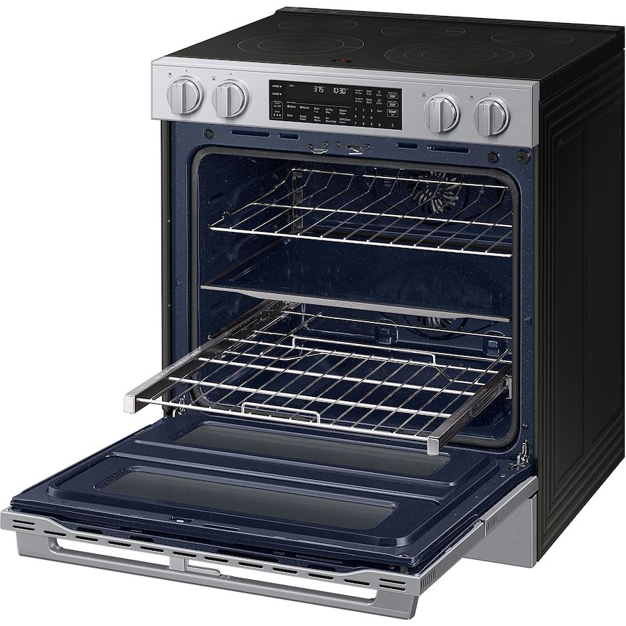 Samsung 30-inch Slide-in Electric Range with True Convection with Air Fry Max NSE90H63DRAC IMAGE 5
