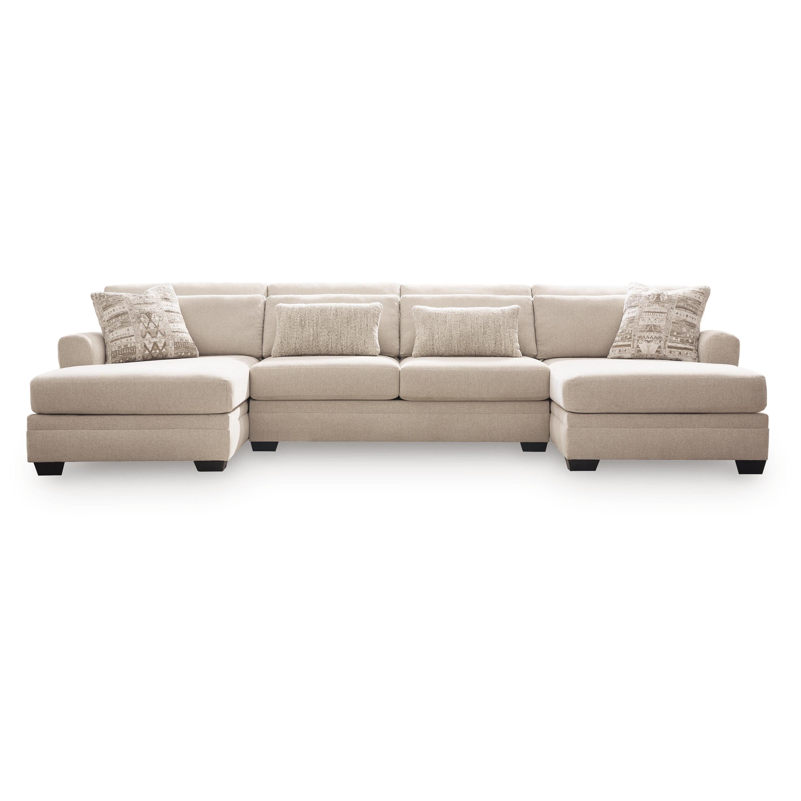 Benchcraft Mandi Point 62606S7 3 pc Double Chaise Sectional IMAGE 1