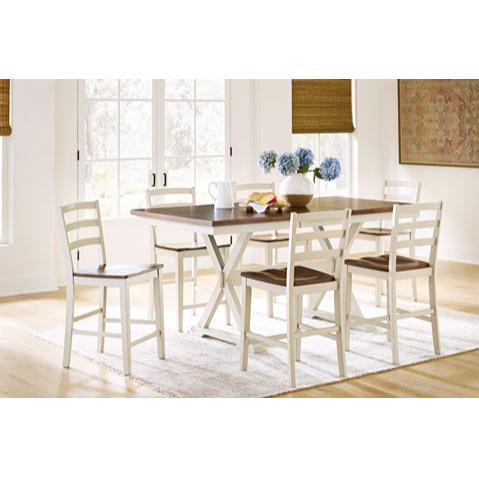 Signature Design by Ashley Brinfern PCD628-32 Counter Butterfly Extendable Table IMAGE 11