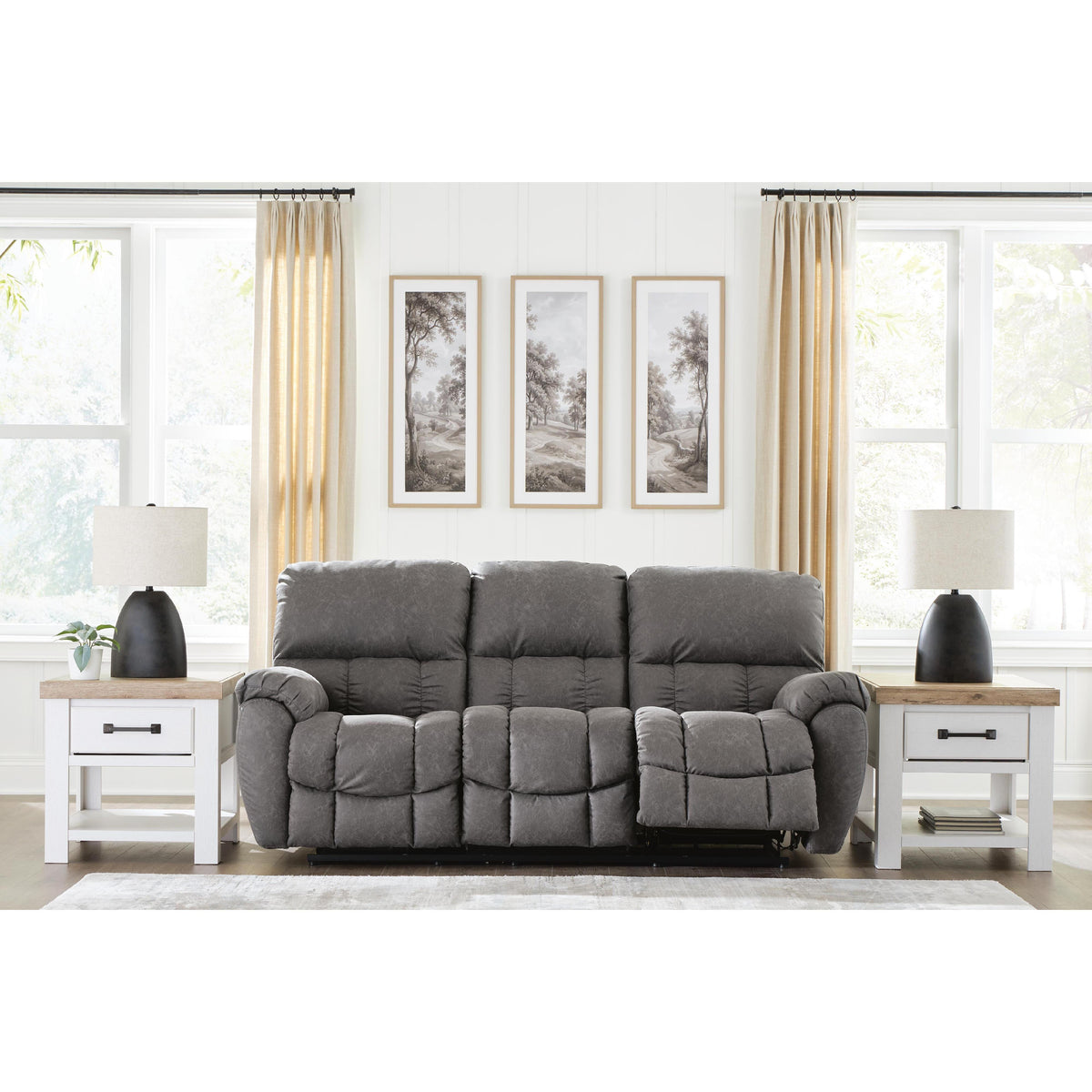 Signature Design by Ashley Bakerstein PC1250315 Power Recliner Sofa with Adjustable Headrest IMAGE 6