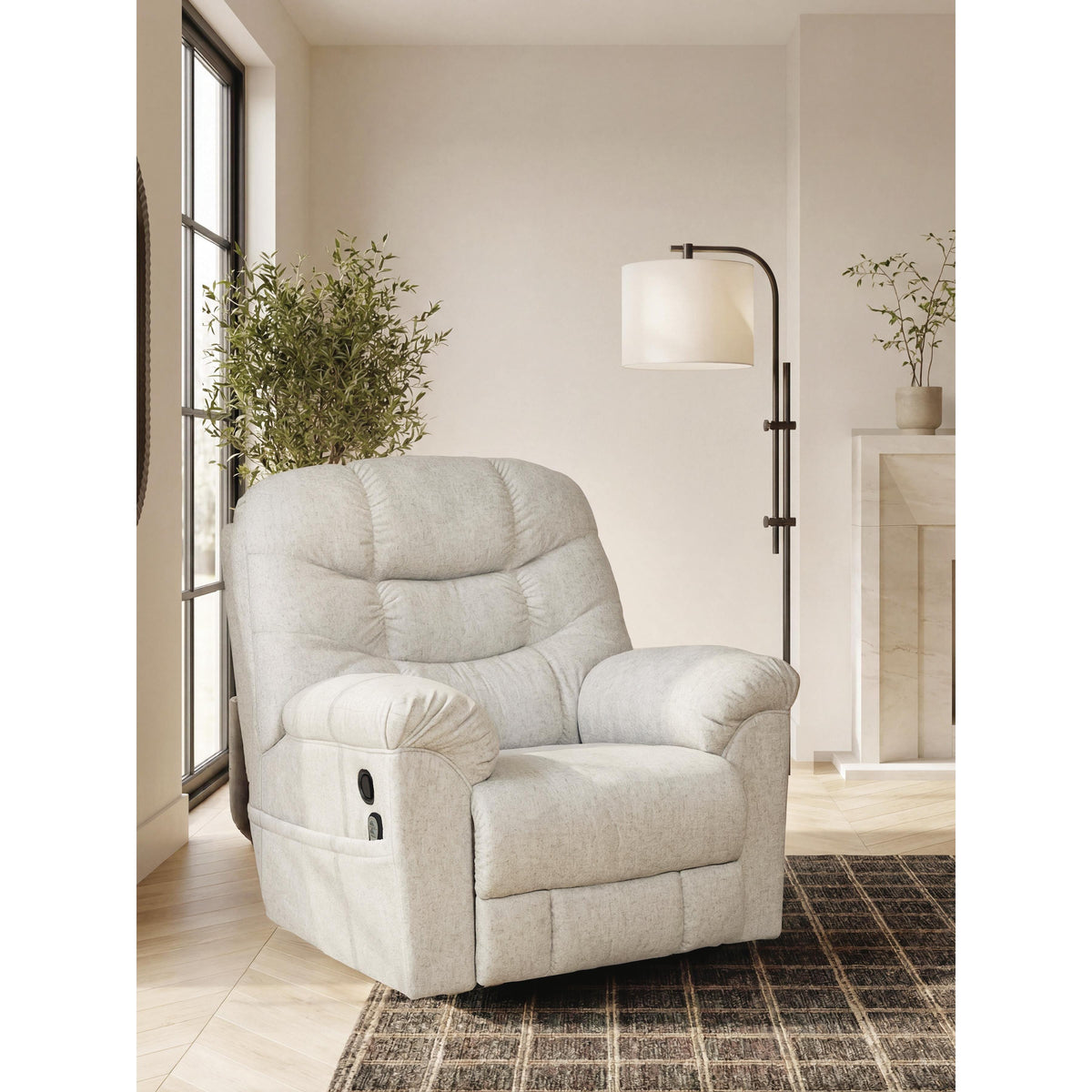 Signature Design by Ashley Linenfield PC5570729 Zero Wall Recliner IMAGE 6