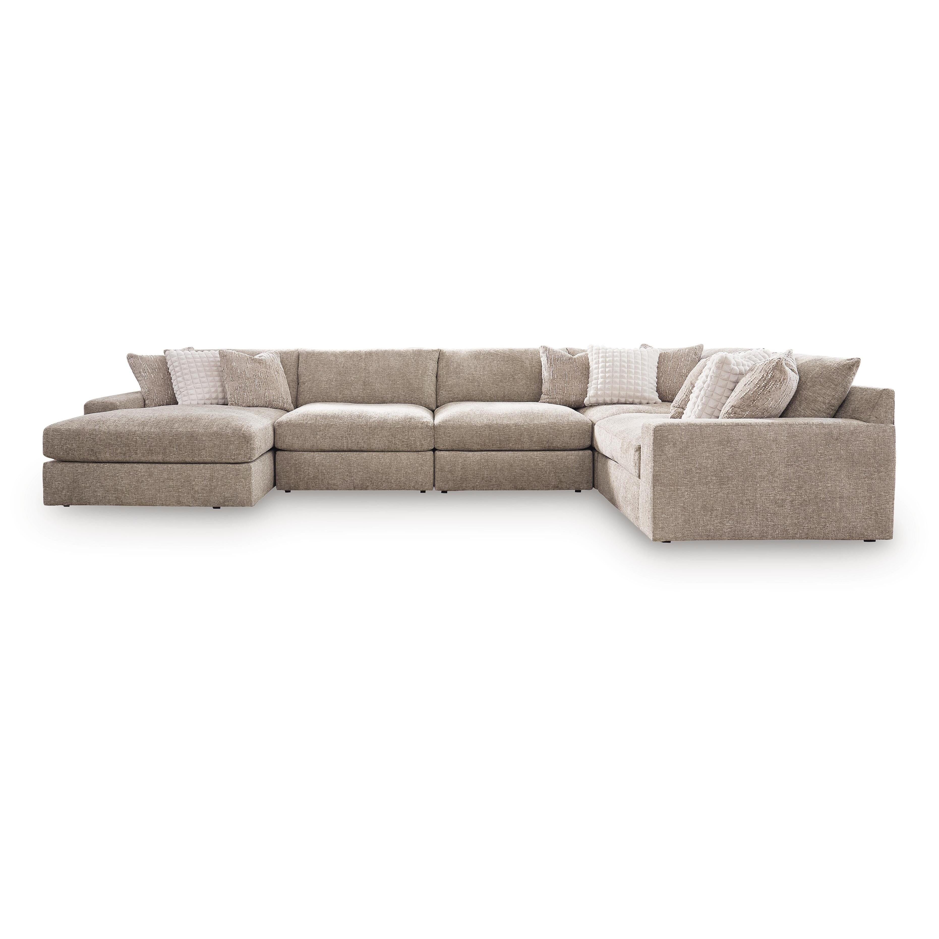 Signature Design by Ashley Nexora-Court PC68008S12 5 pc Sectional with Chaise IMAGE 1