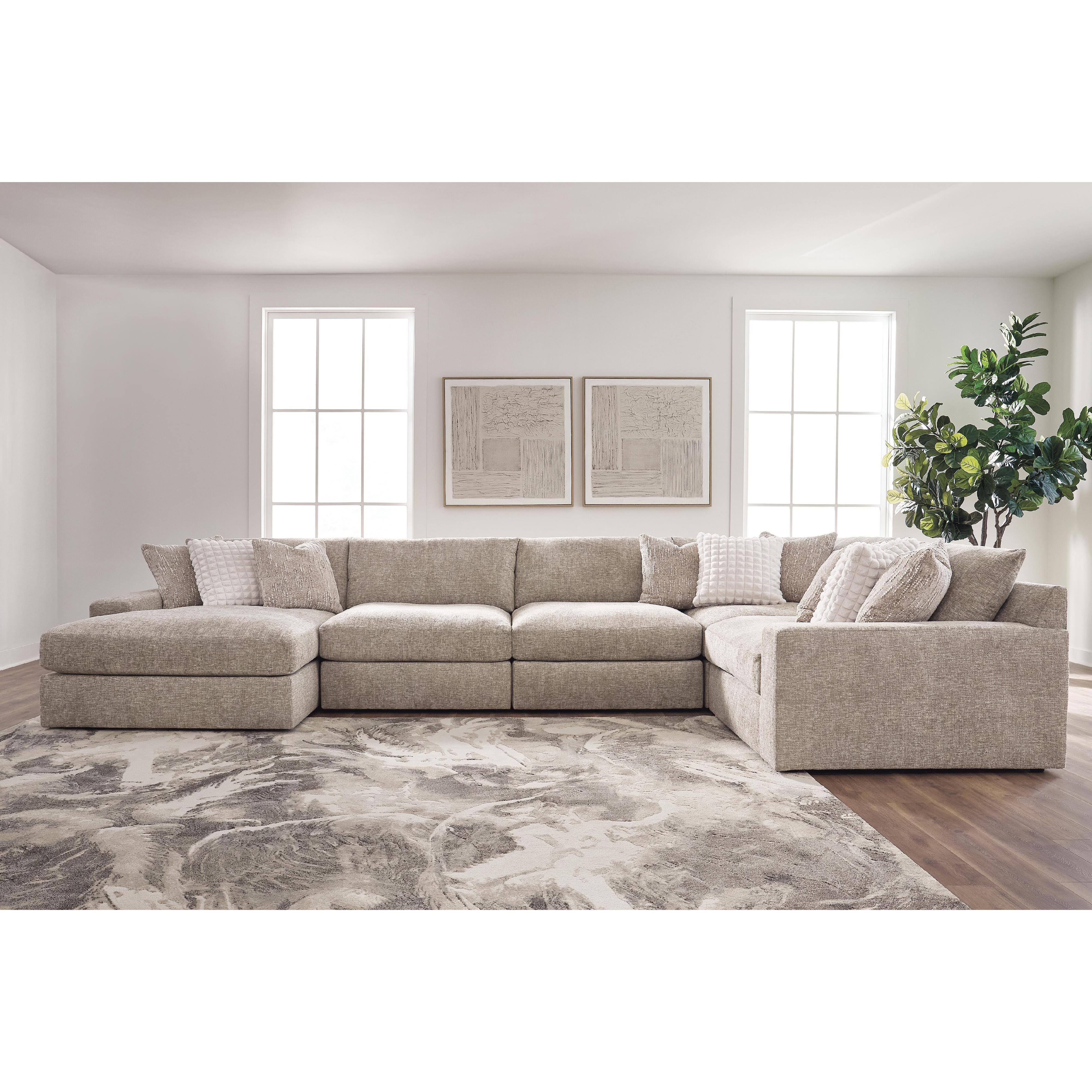 Signature Design by Ashley Nexora-Court PC68008S12 5 pc Sectional with Chaise IMAGE 2