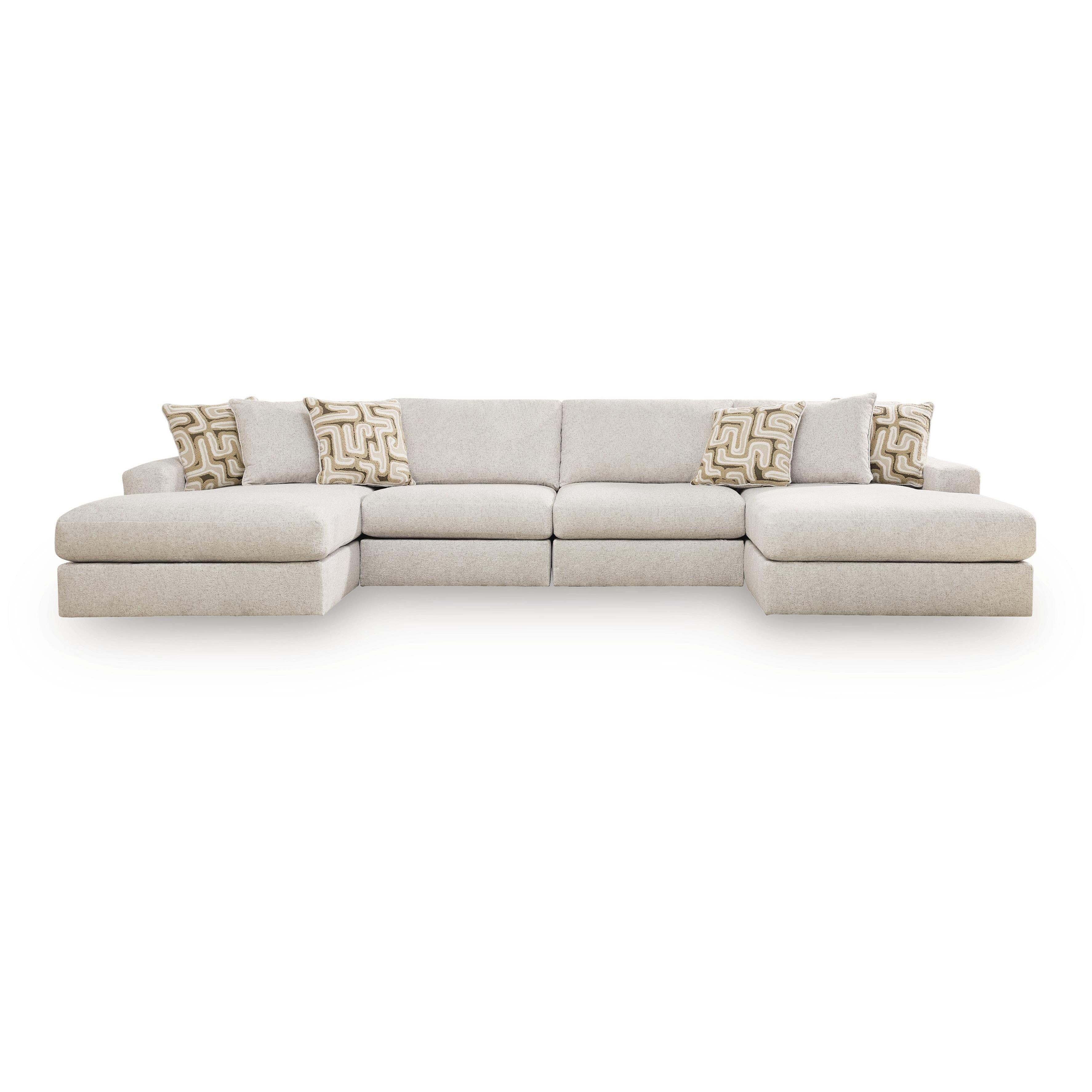 Signature Design by Ashley Kestrie PC68706S9 4 pc Double Chaise Sectional IMAGE 1