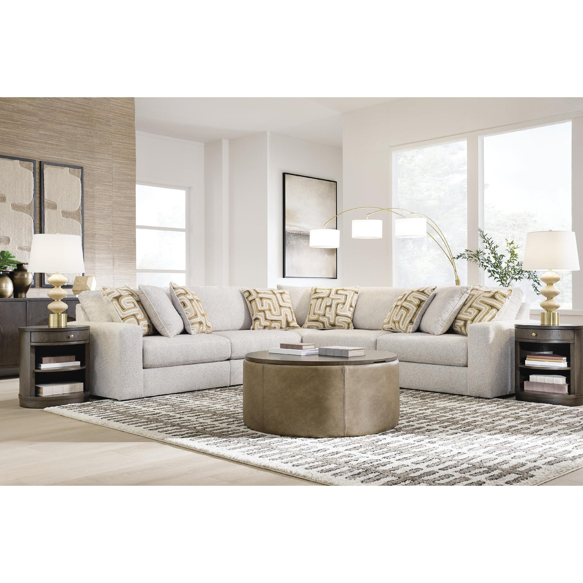 Signature Design by Ashley Kestrie PC68706S17 5 pc Sectional IMAGE 2