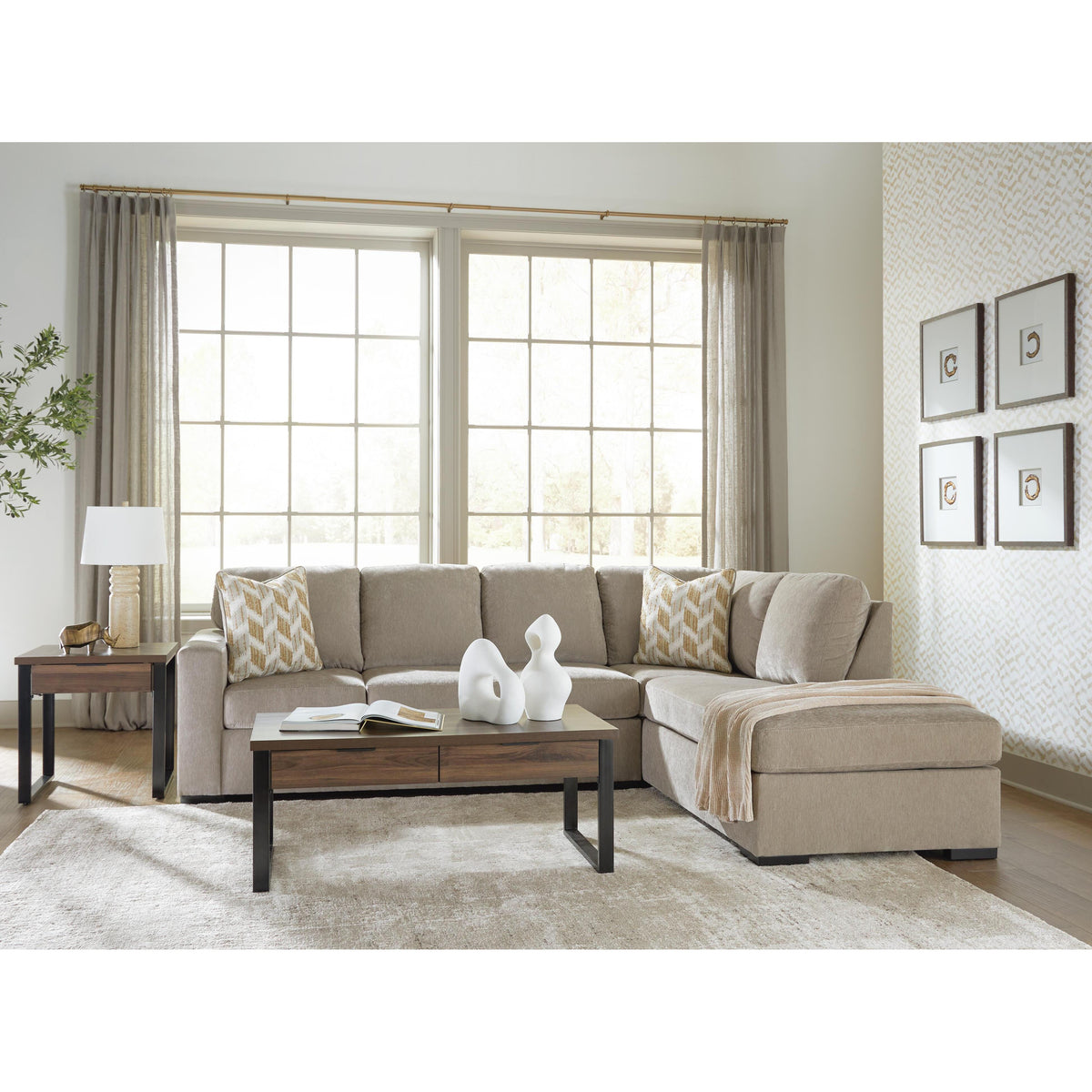 Signature Design by Ashley Bridgepoint PC69506S3 2 pc Sectional with Chaise IMAGE 2