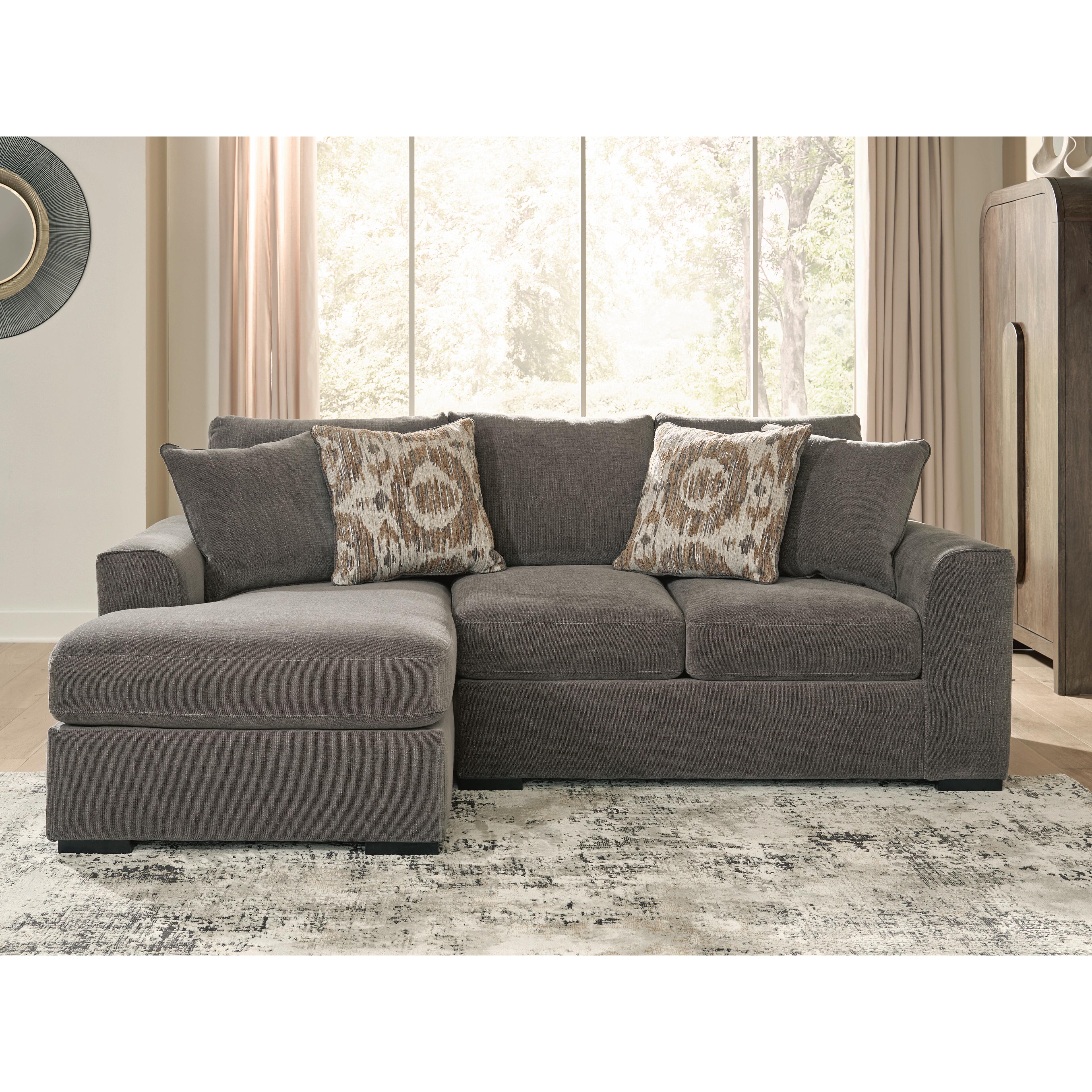Signature Design by Ashley Larson Levee PC86205S4 2 pc Sectional Sofa Chaise IMAGE 2