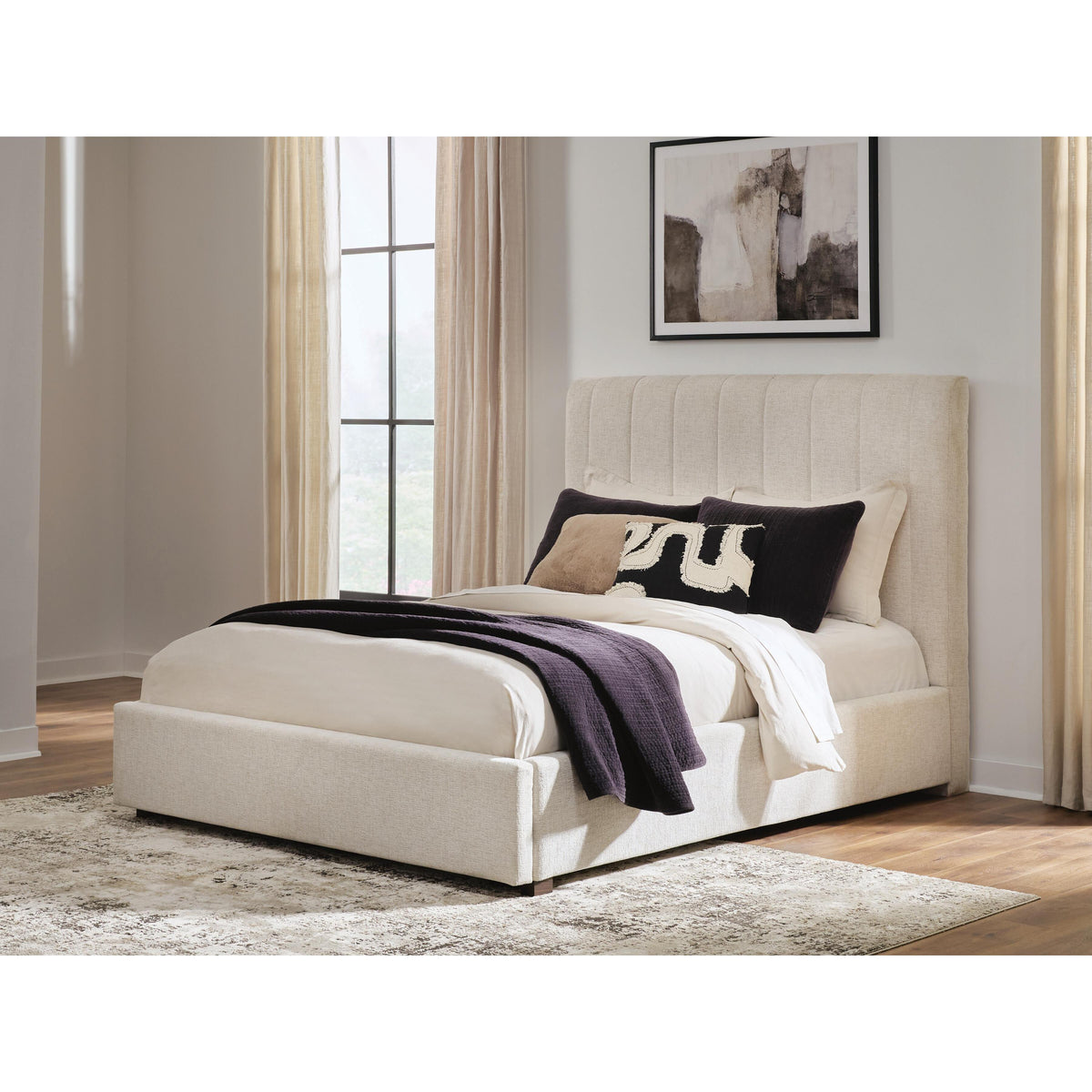Signature Design by Ashley Brizmore PCB2611B4 Queen Upholstered Storage Bed IMAGE 2