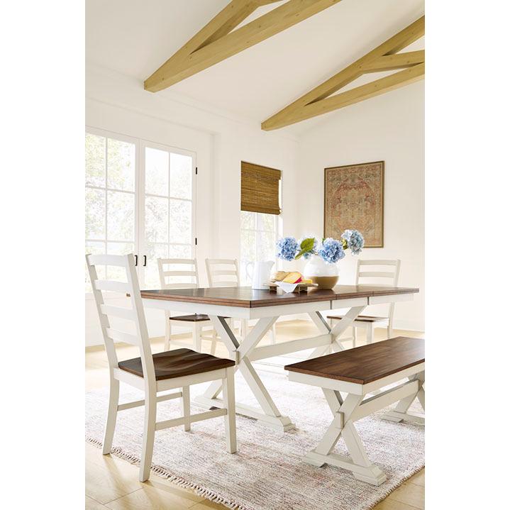Signature Design by Ashley Brinfern PCD628-35 Rectangular Extendable Dining Table IMAGE 6