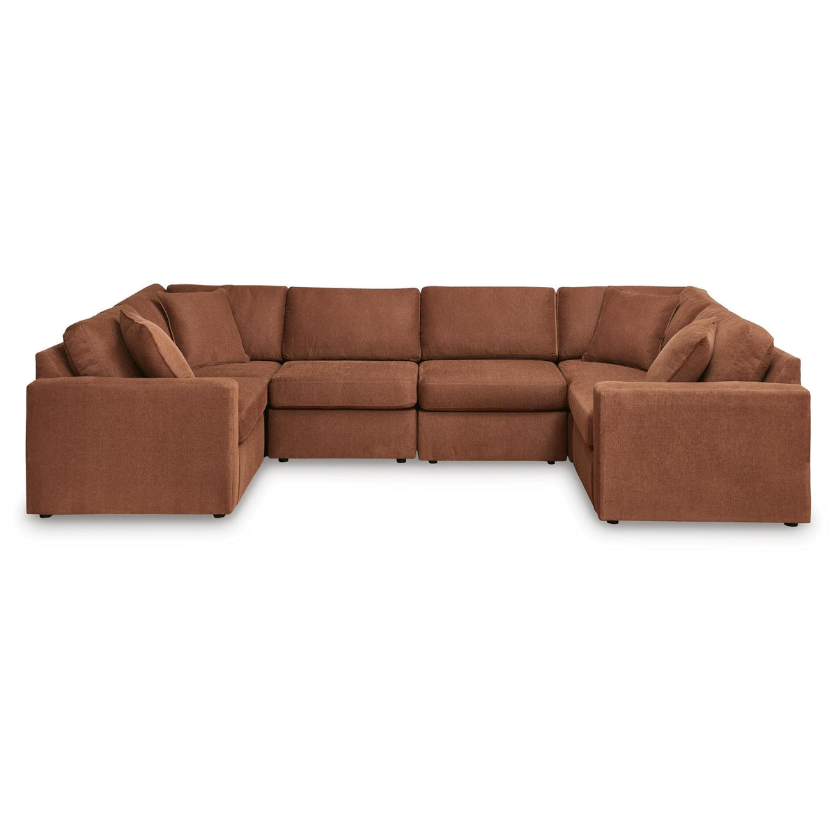 Signature Design by Ashley® Modmax 92102U18 6 pc Sectional and Ottoman - Spice IMAGE 4