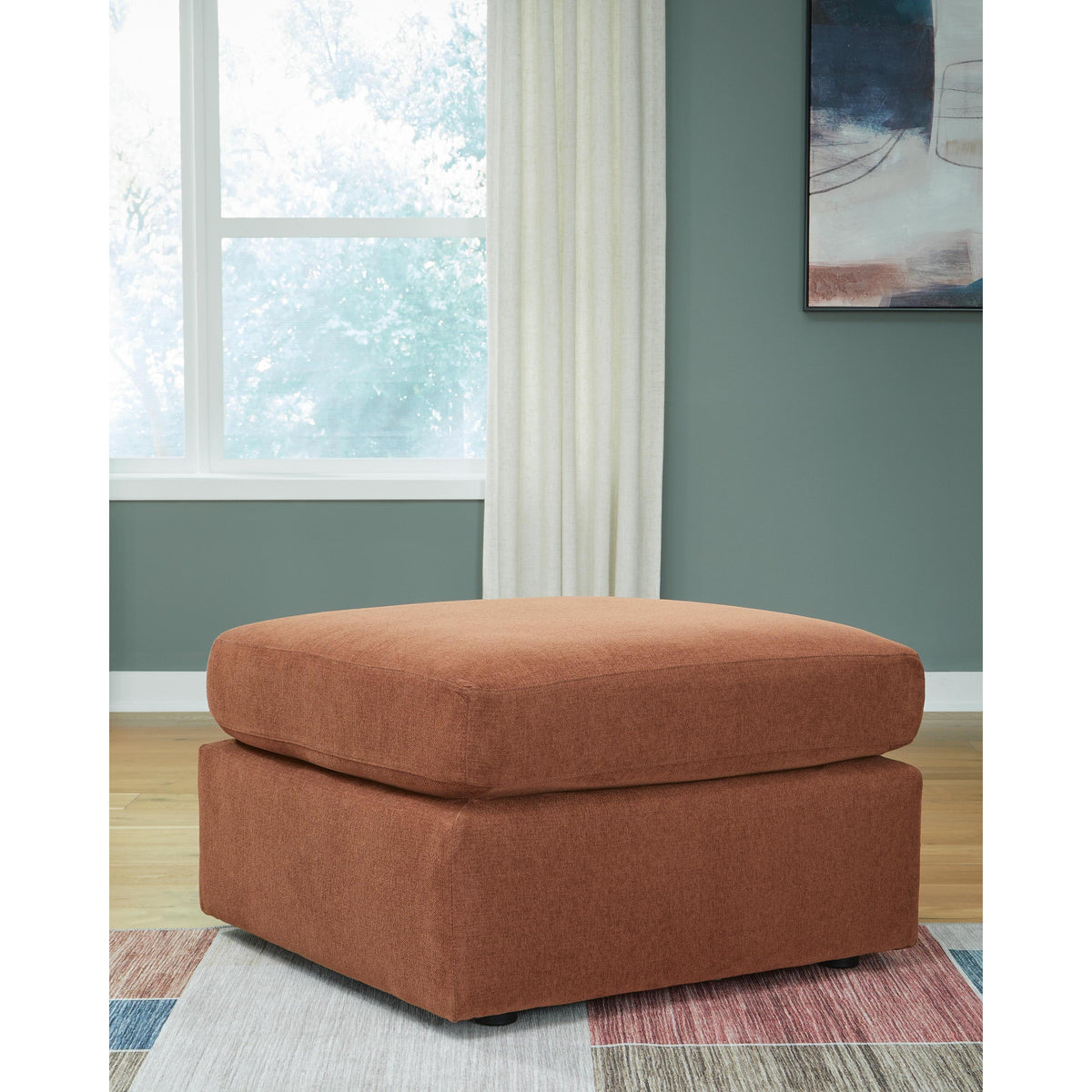 Signature Design by Ashley® Modmax 92102U19 5 pc Sectional and 3 Ottomans - Spice IMAGE 6